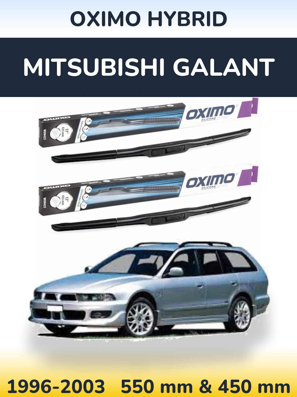 Ștergătoare Oximo Hybrid pentru Mitsubishi Galant