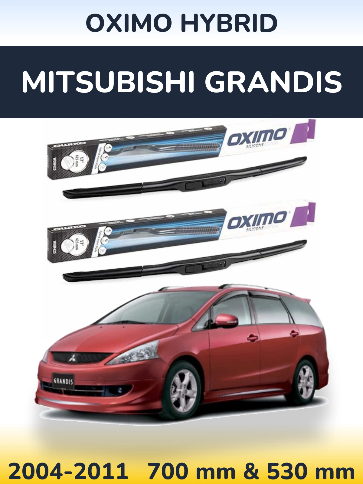 Ștergătoare Oximo Hybrid pentru Mitsubishi Grandis