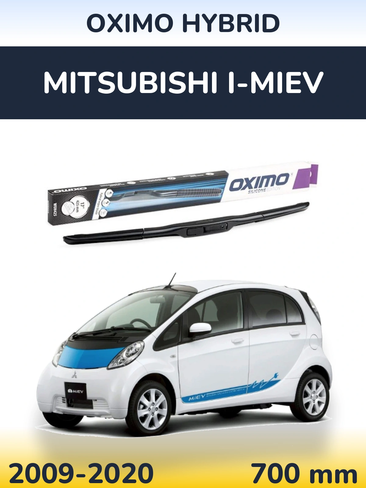 Ștergătoare Oximo Hybrid pentru Mitsubishi i-MiEV