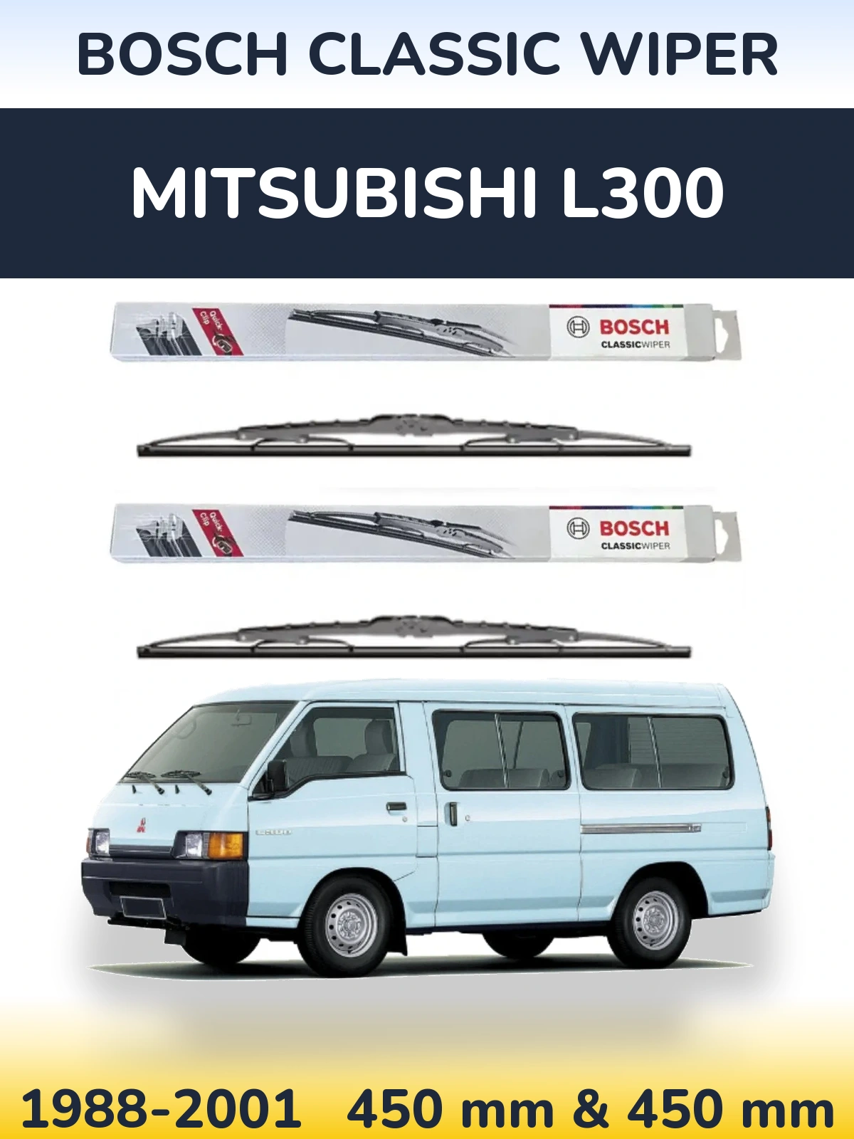 Ștergătoare BOSCH Classic Wiper pentru Mitsubishi L300