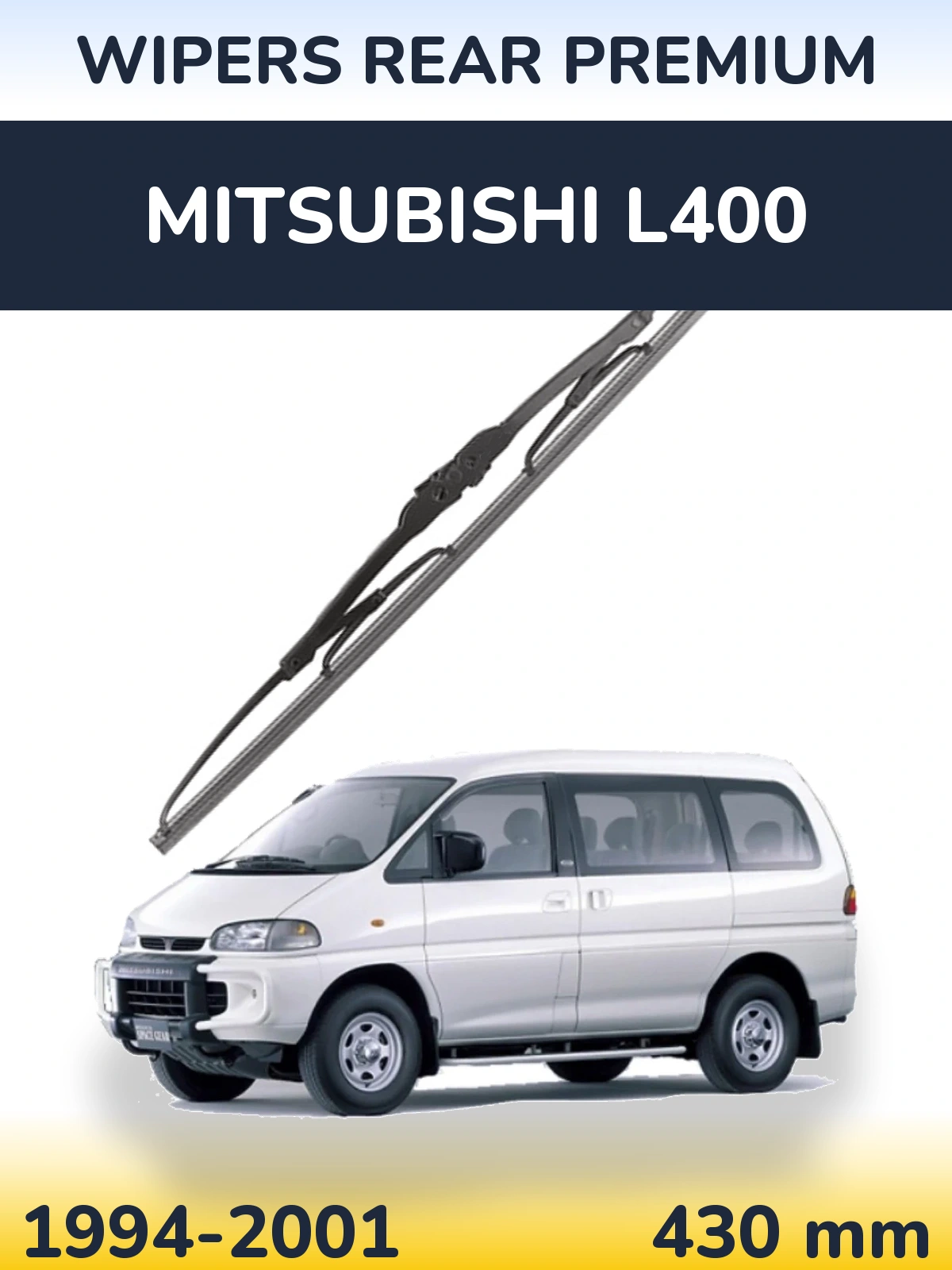 Ștergătoare WIPERS REAR PREMIUM pentru Mitsubishi L400