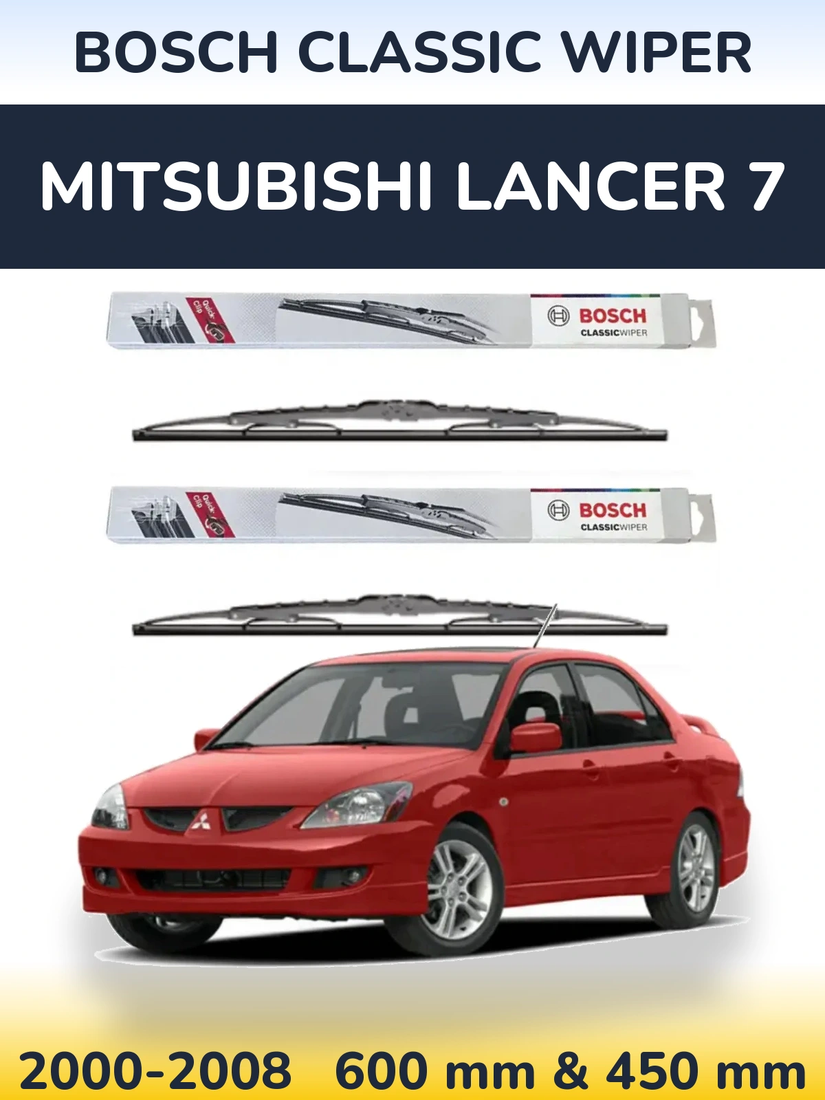 Ștergătoare BOSCH Classic Wiper pentru Mitsubishi Lancer 7