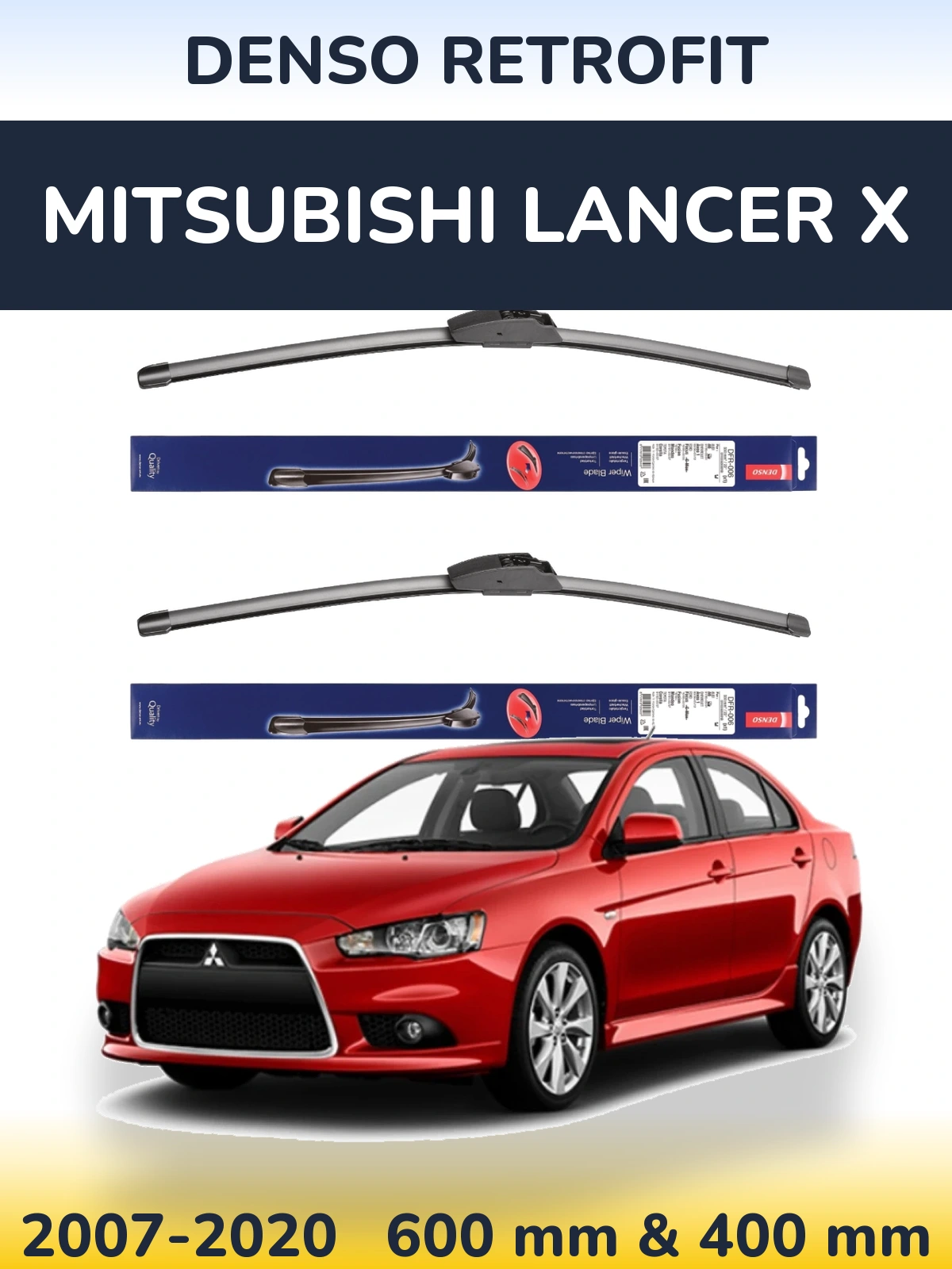 Ștergătoare Denso Retrofit pentru Mitsubishi Lancer X