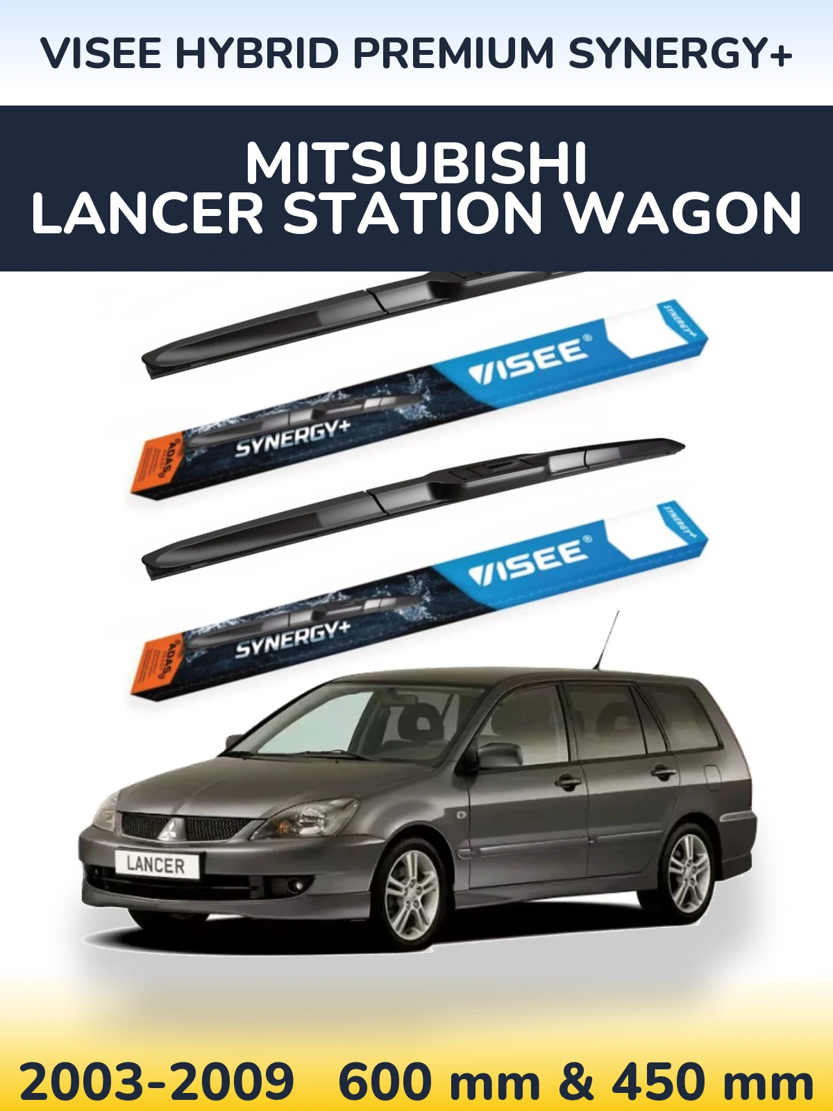 Ștergătoare VISEE HYBRID PREMIUM SYNERGY+ pentru Mitsubishi Lancer Station Wagon