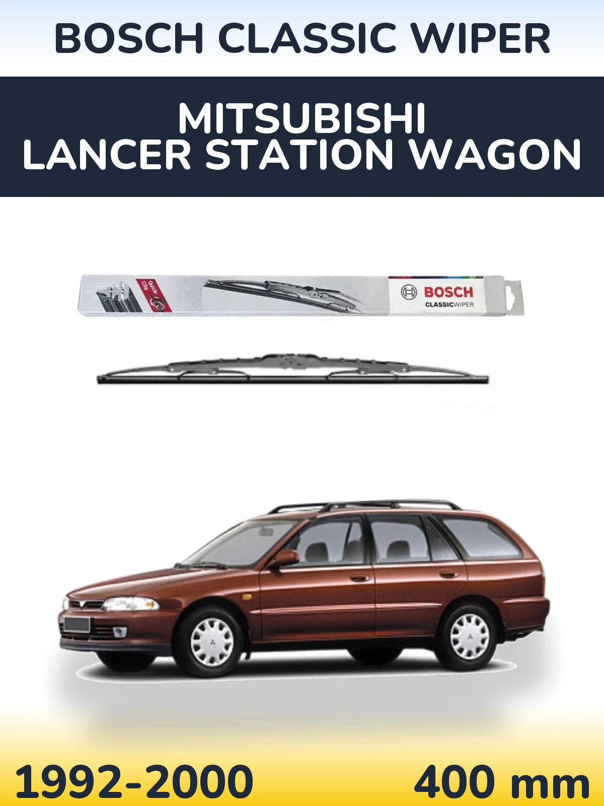 Ștergătoare BOSCH Classic Wiper pentru Mitsubishi Lancer Station Wagon