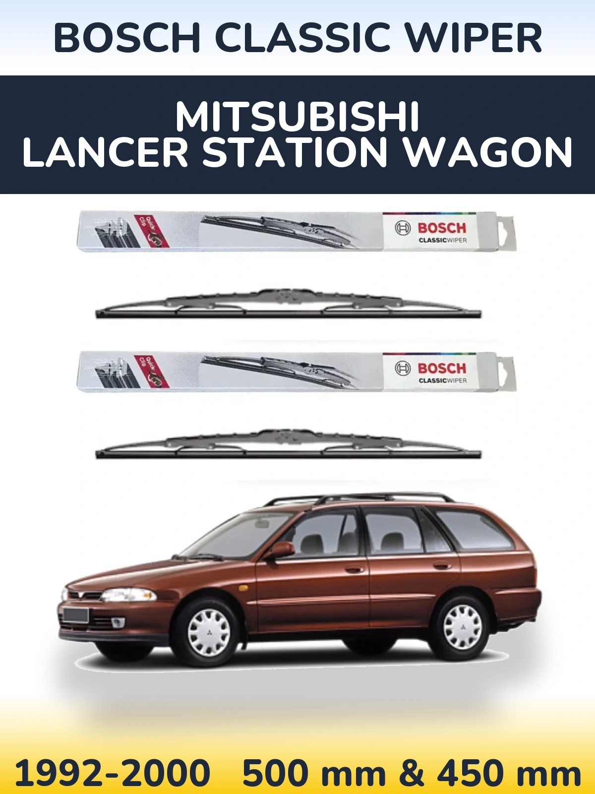 Ștergătoare BOSCH Classic Wiper pentru Mitsubishi Lancer Station Wagon
