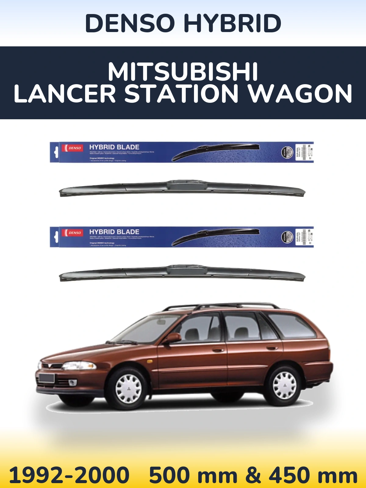 Ștergătoare Denso Hybrid pentru Mitsubishi Lancer Station Wagon