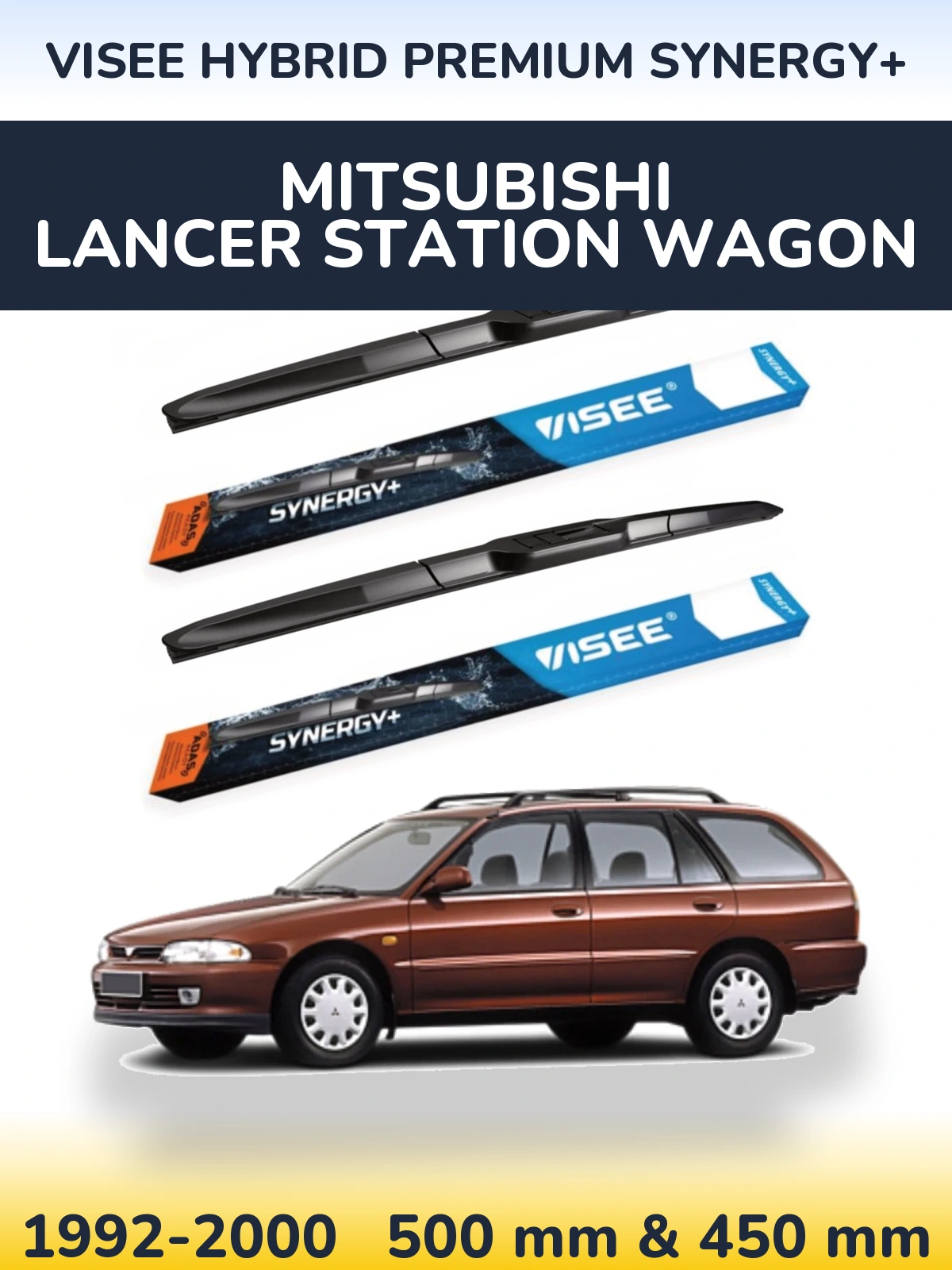 Ștergătoare VISEE HYBRID PREMIUM SYNERGY+ pentru Mitsubishi Lancer Station Wagon