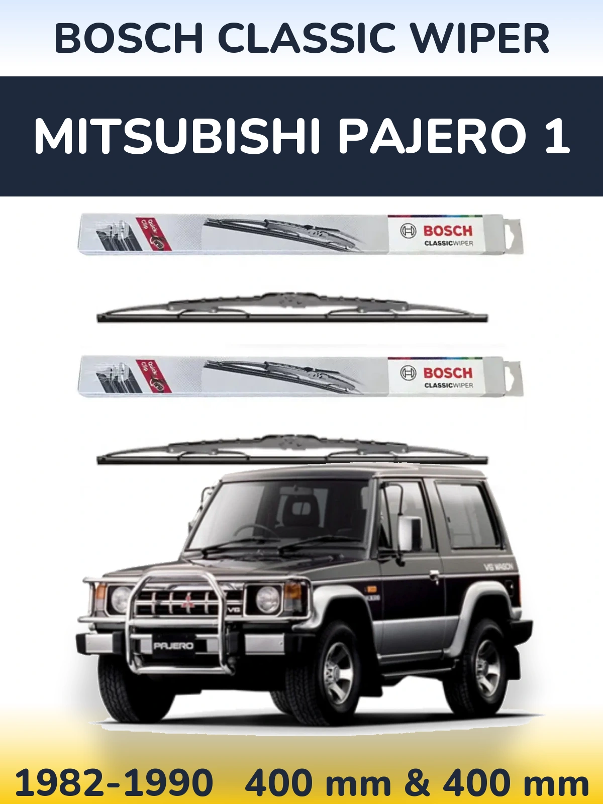 Ștergătoare BOSCH Classic Wiper pentru Mitsubishi Pajero 1