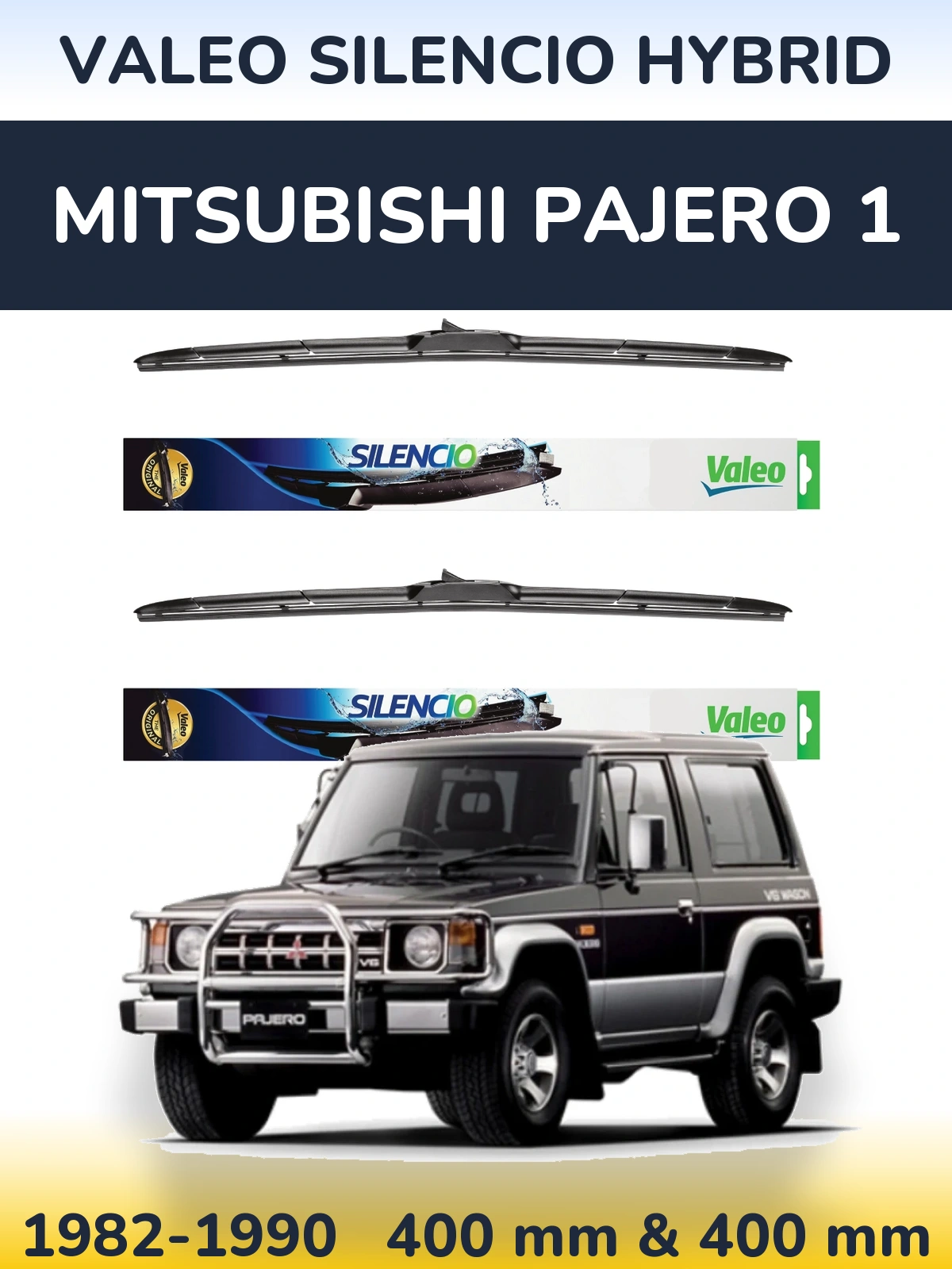 Ștergătoare Valeo Silencio Hybrid pentru Mitsubishi Pajero 1