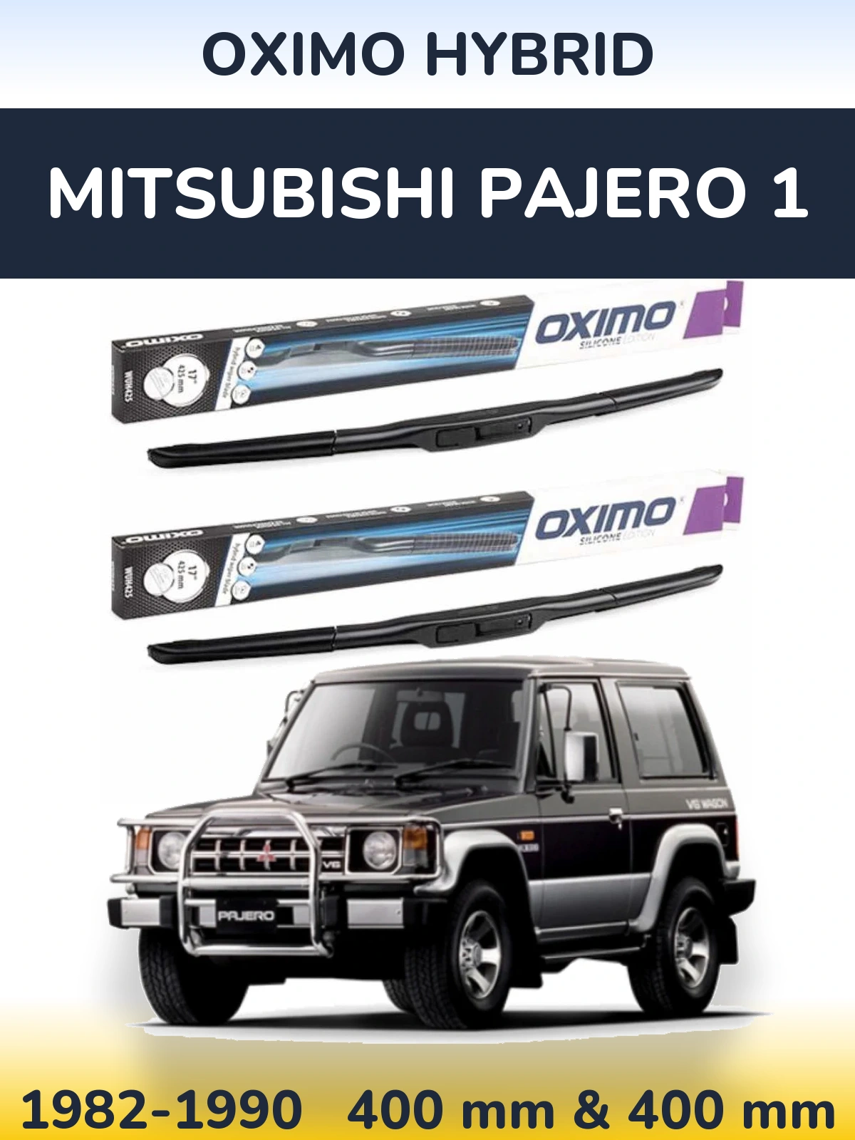 Ștergătoare Oximo Hybrid pentru Mitsubishi Pajero 1