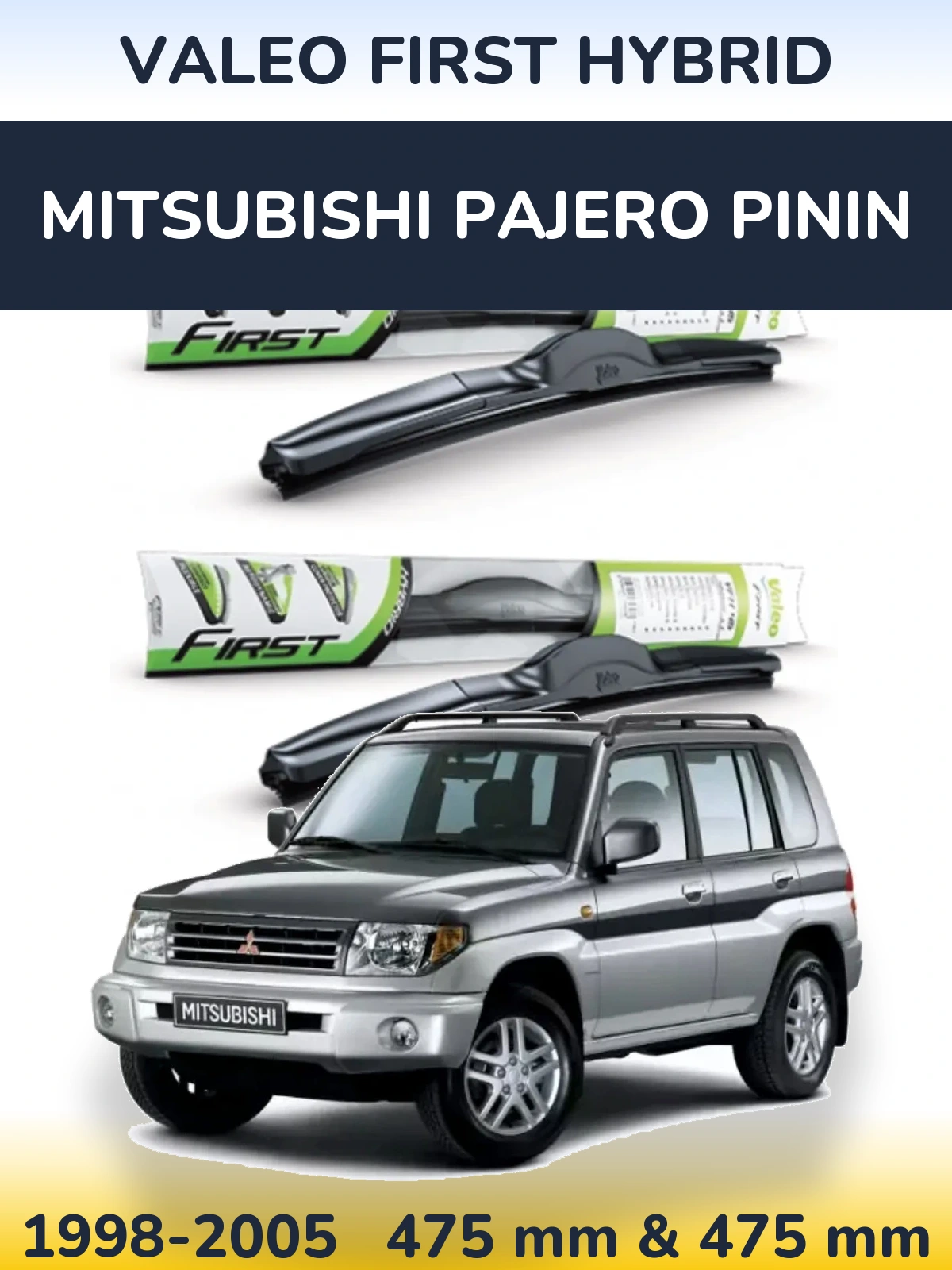 Ștergătoare Valeo First Hybrid pentru Mitsubishi Pajero Pinin
