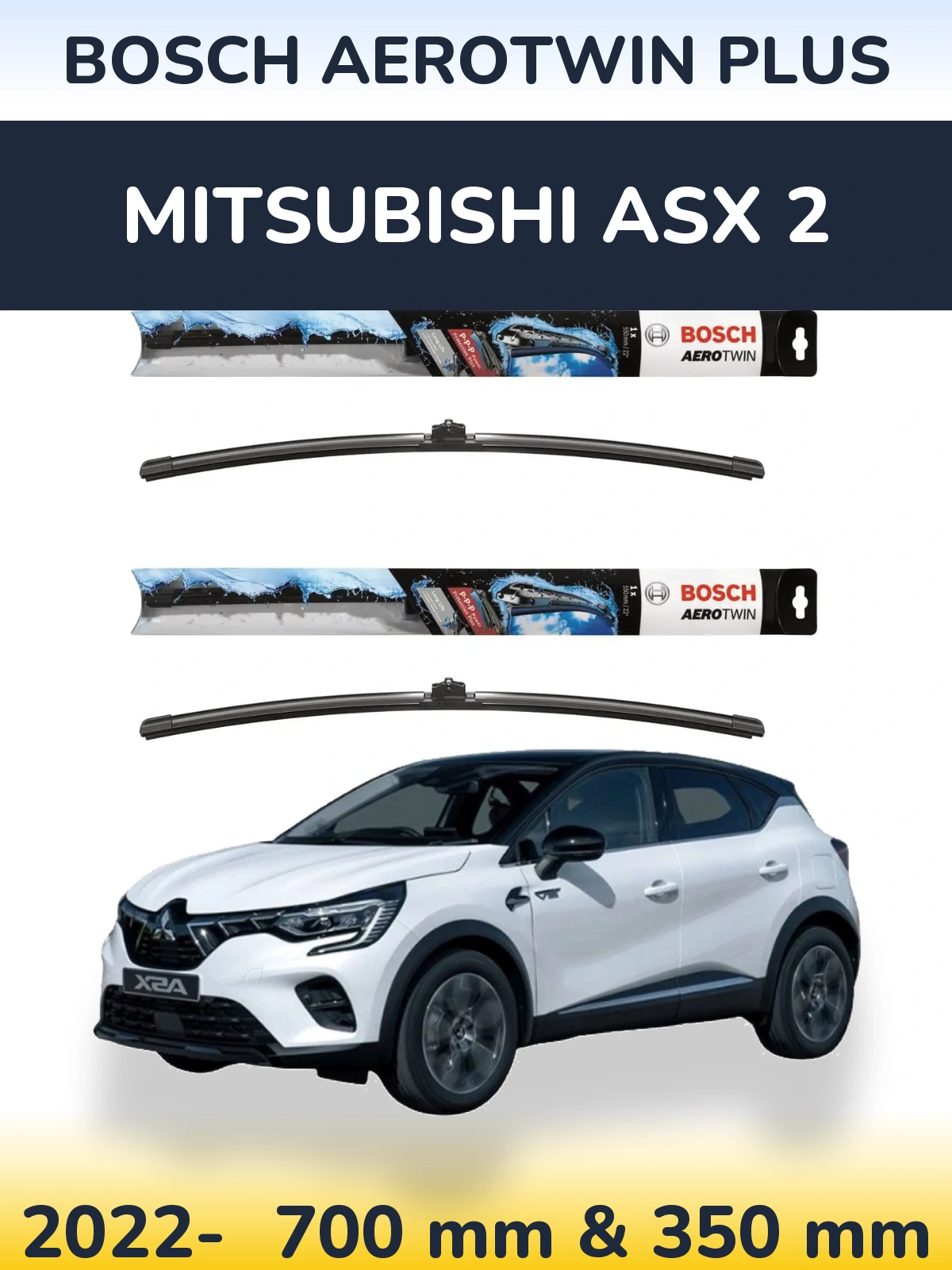 Ștergătoare BOSCH AeroTwin Plus pentru Mitsubishi ASX 2