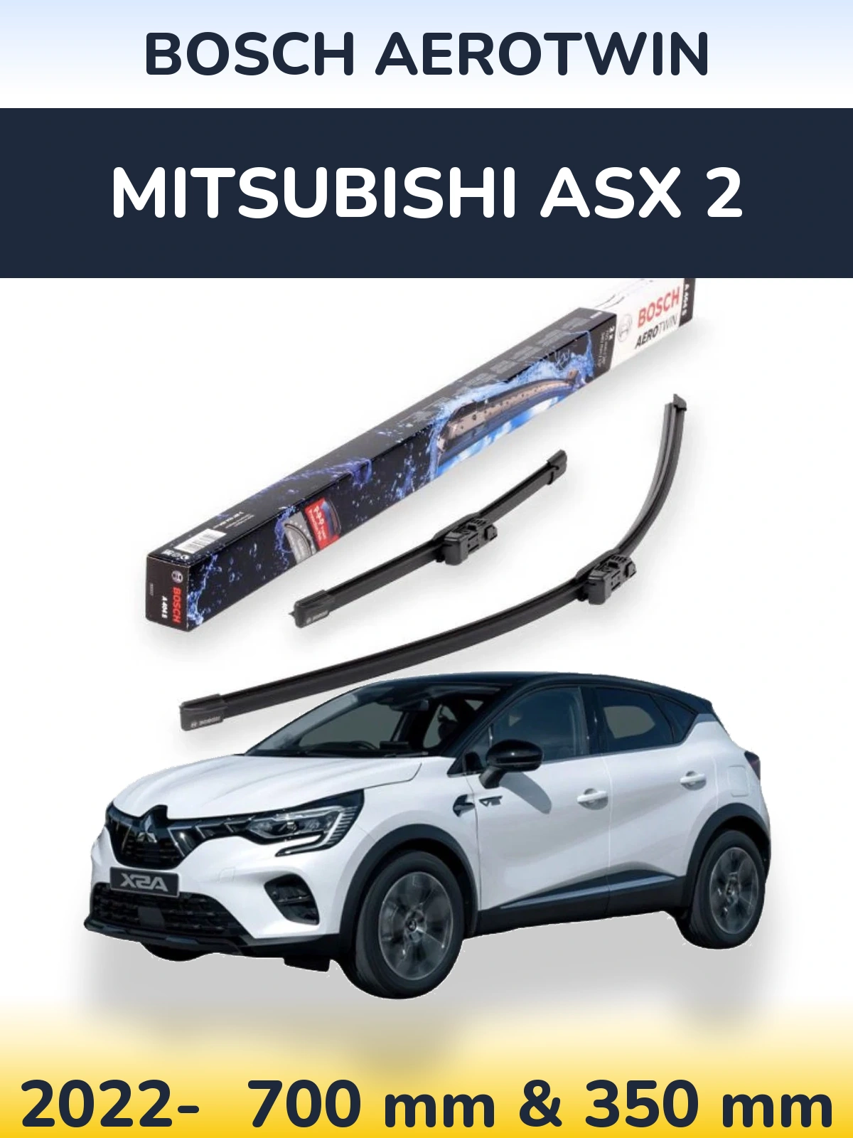 Ștergătoare BOSCH AeroTwin pentru Mitsubishi ASX 2