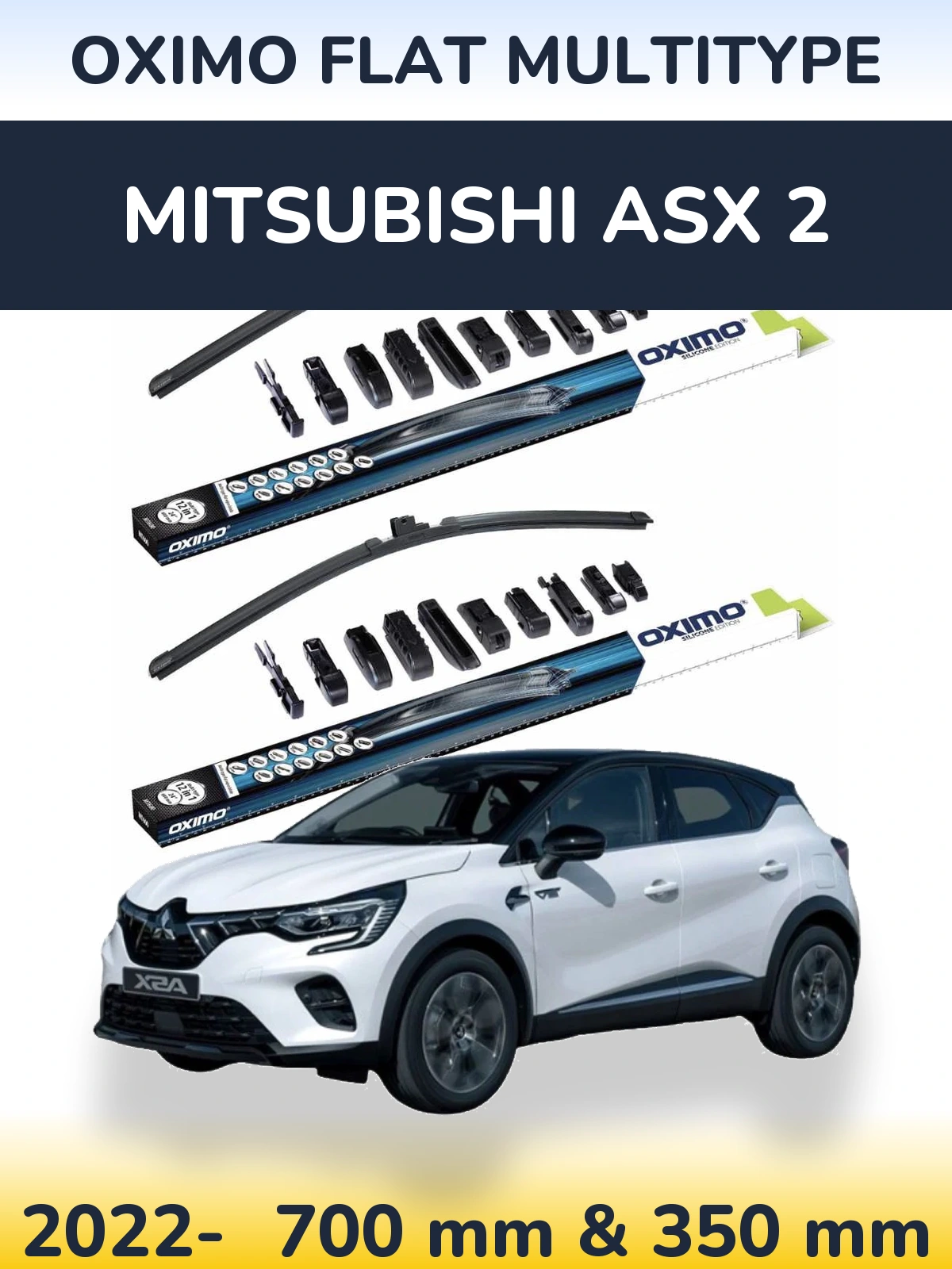 Ștergătoare Oximo Flat MultiTipe pentru Mitsubishi ASX 2