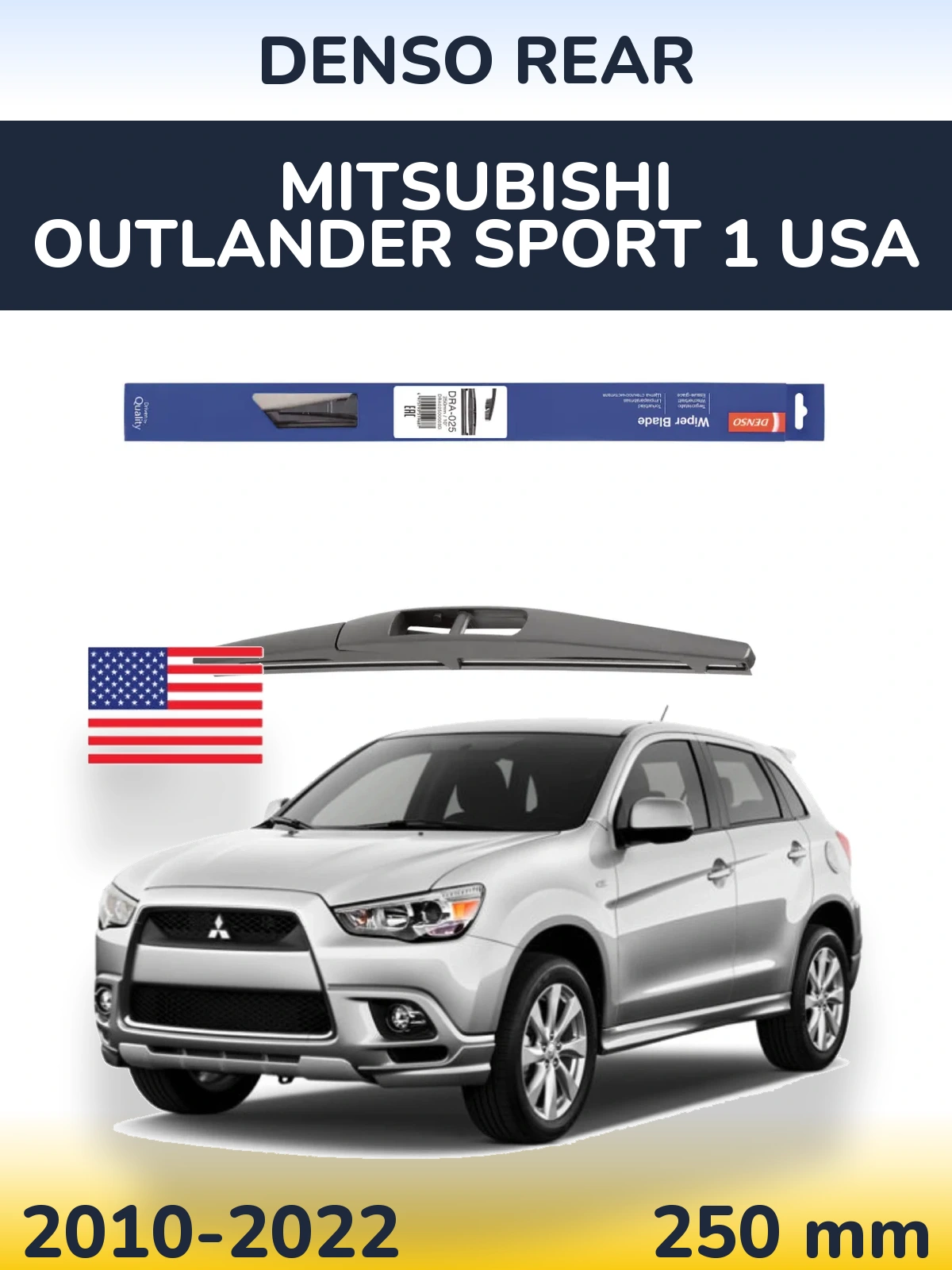 Ștergătoare Denso Rear pentru Mitsubishi Outlander Sport 1 USA