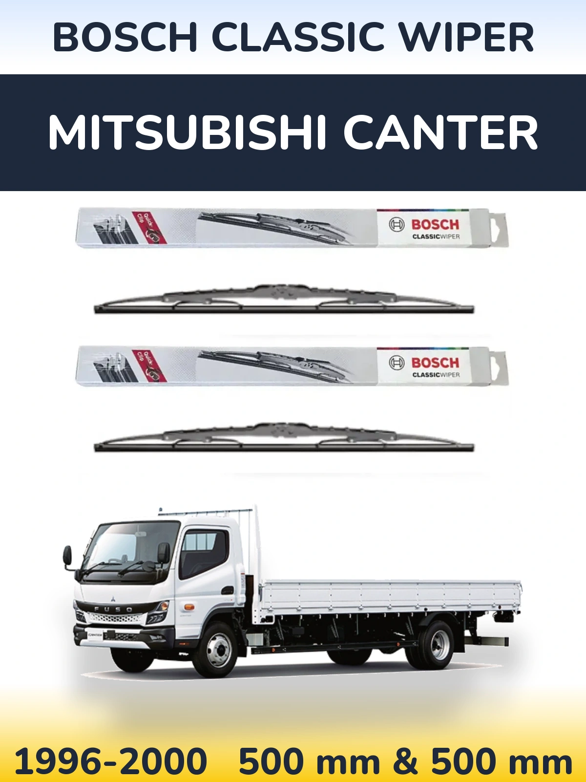 Ștergătoare BOSCH Classic Wiper pentru Mitsubishi Canter