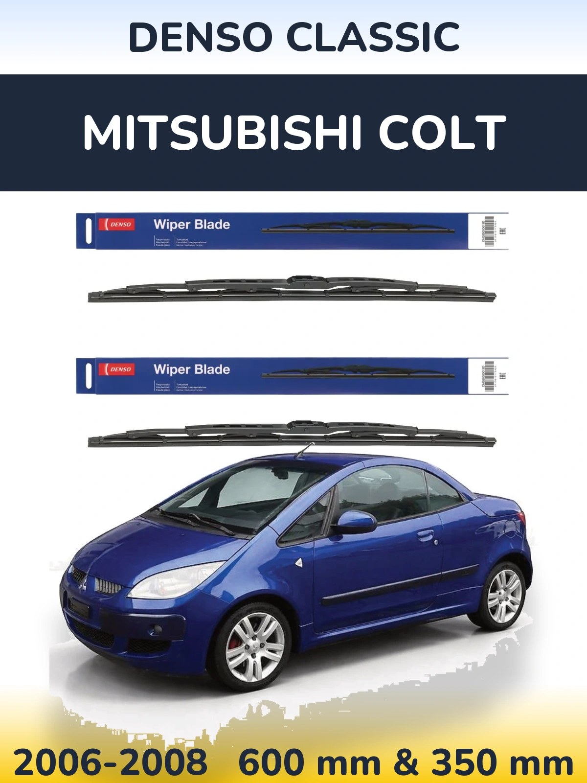 Ștergătoare Denso Classic pentru Mitsubishi Colt