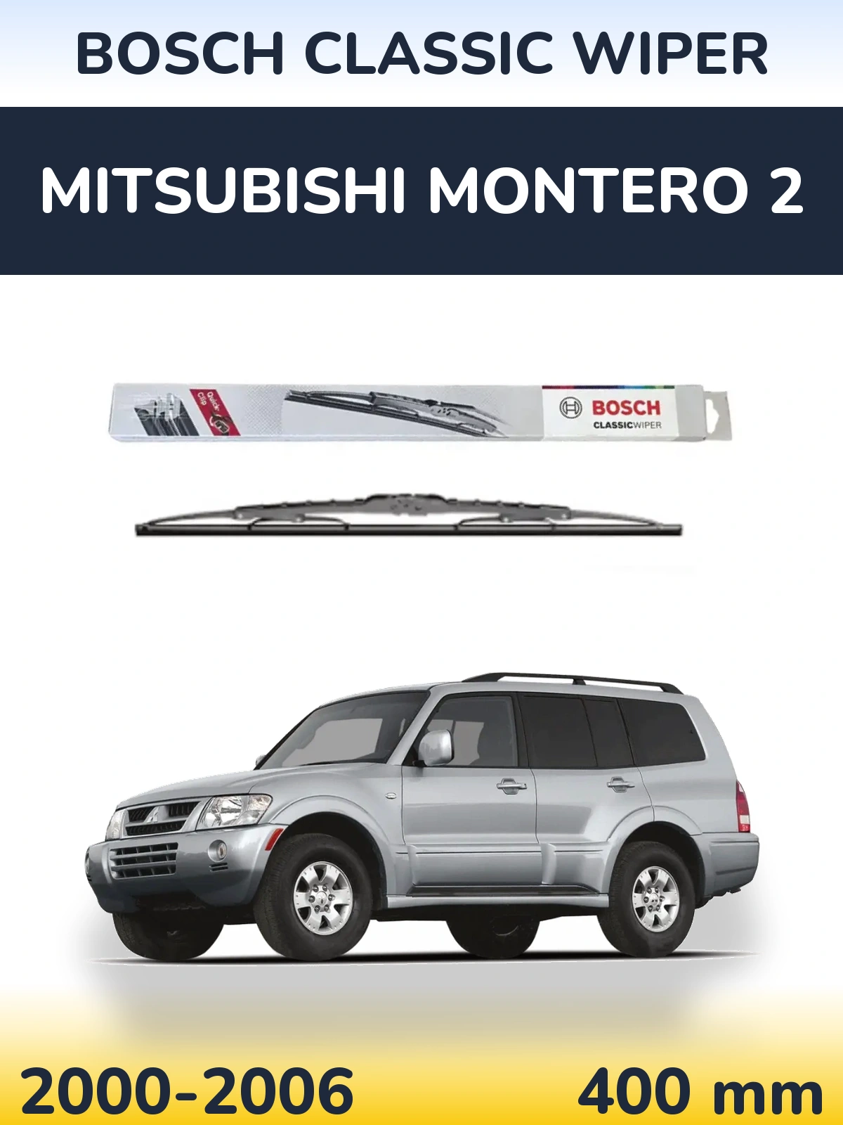Ștergătoare BOSCH Classic Wiper pentru Mitsubishi Montero 2