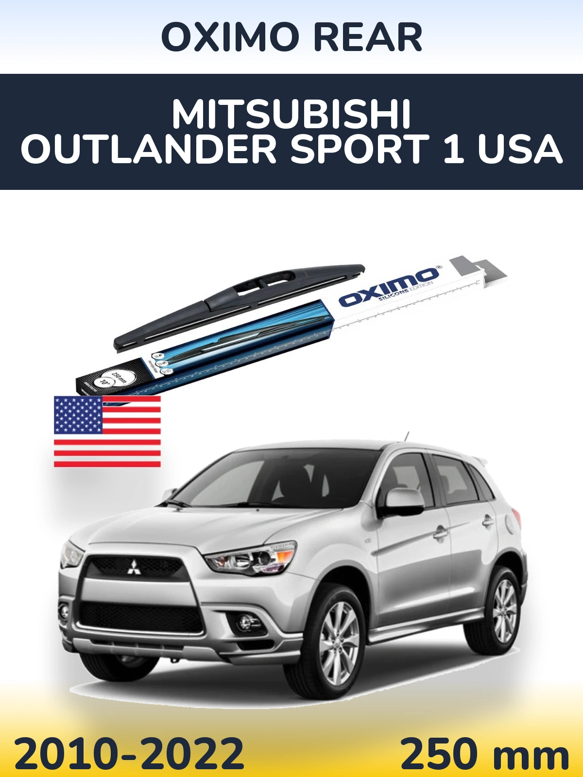 Ștergătoare Oximo Rear pentru Mitsubishi Outlander Sport 1 USA