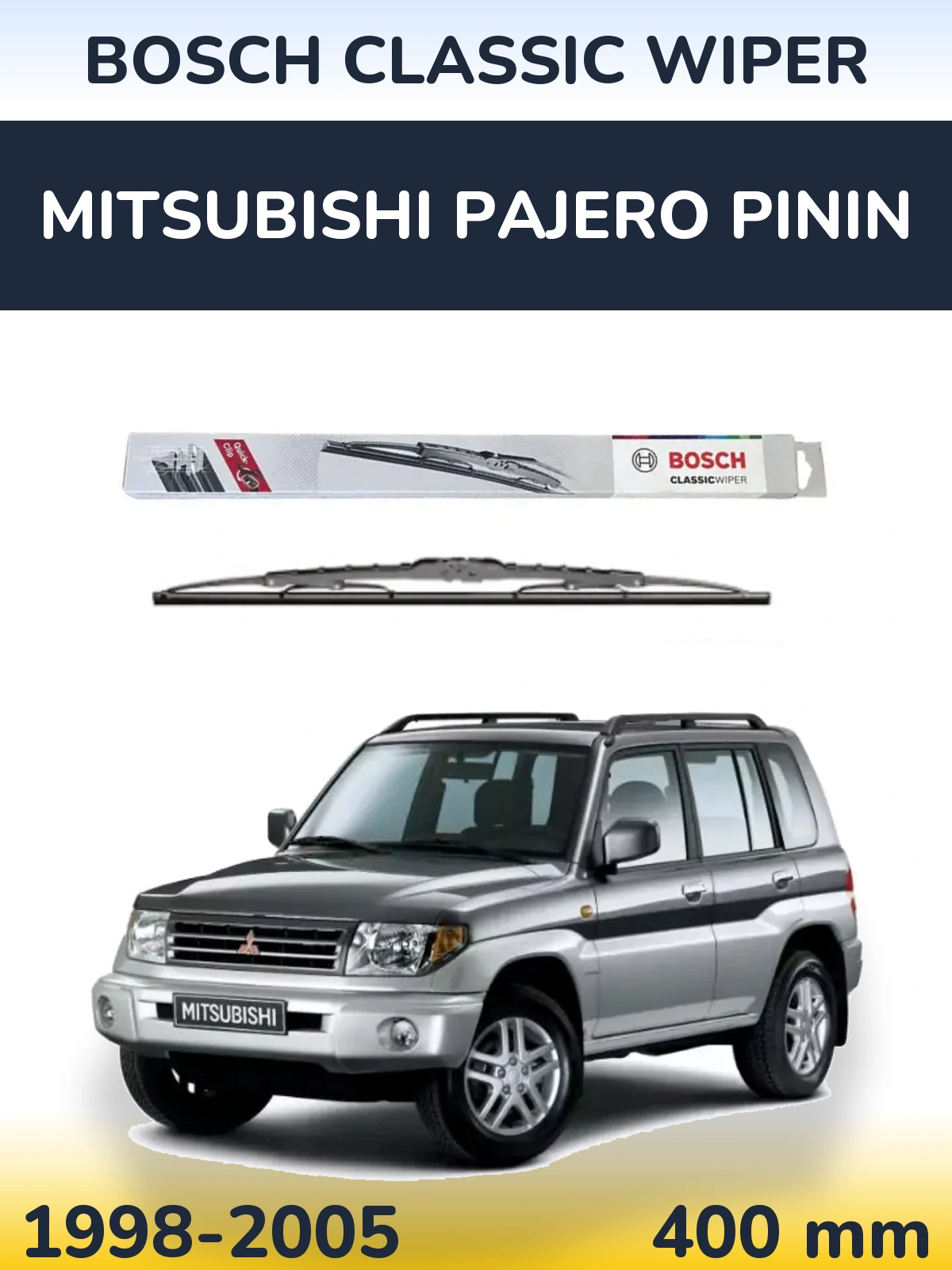 Ștergătoare BOSCH Classic Wiper pentru Mitsubishi Pajero Pinin