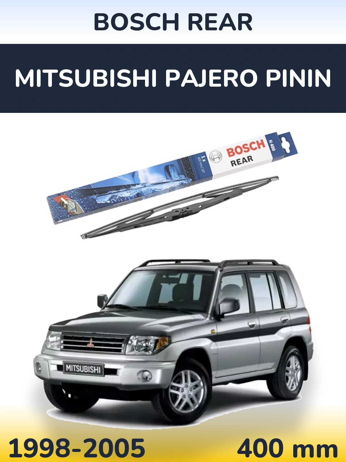 Ștergătoare BOSCH Rear pentru Mitsubishi Pajero Pinin