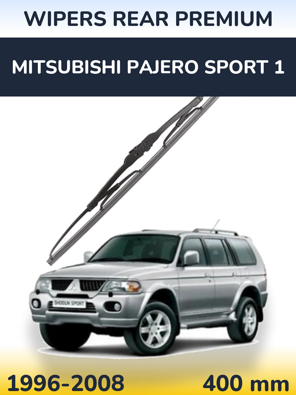 Ștergătoare WIPERS REAR PREMIUM pentru Mitsubishi Pajero Sport 1