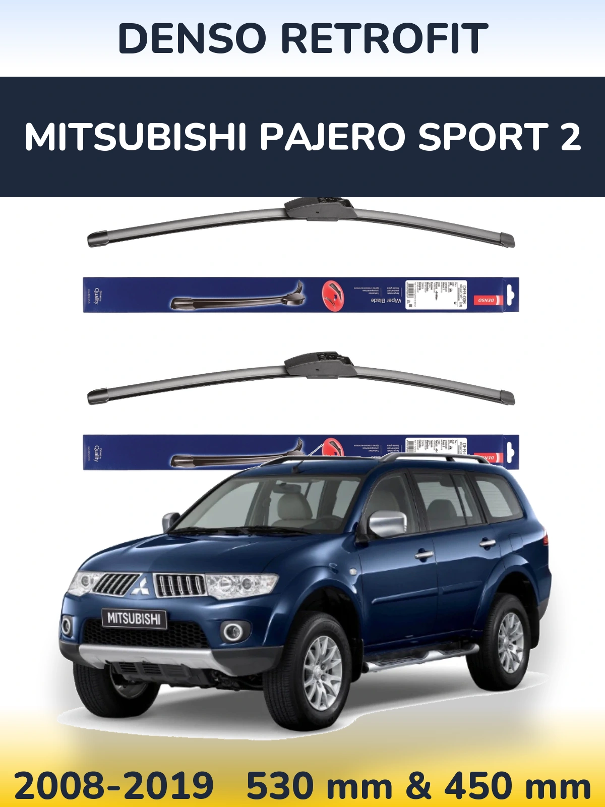 Ștergătoare Denso Retrofit pentru Mitsubishi Pajero Sport 2