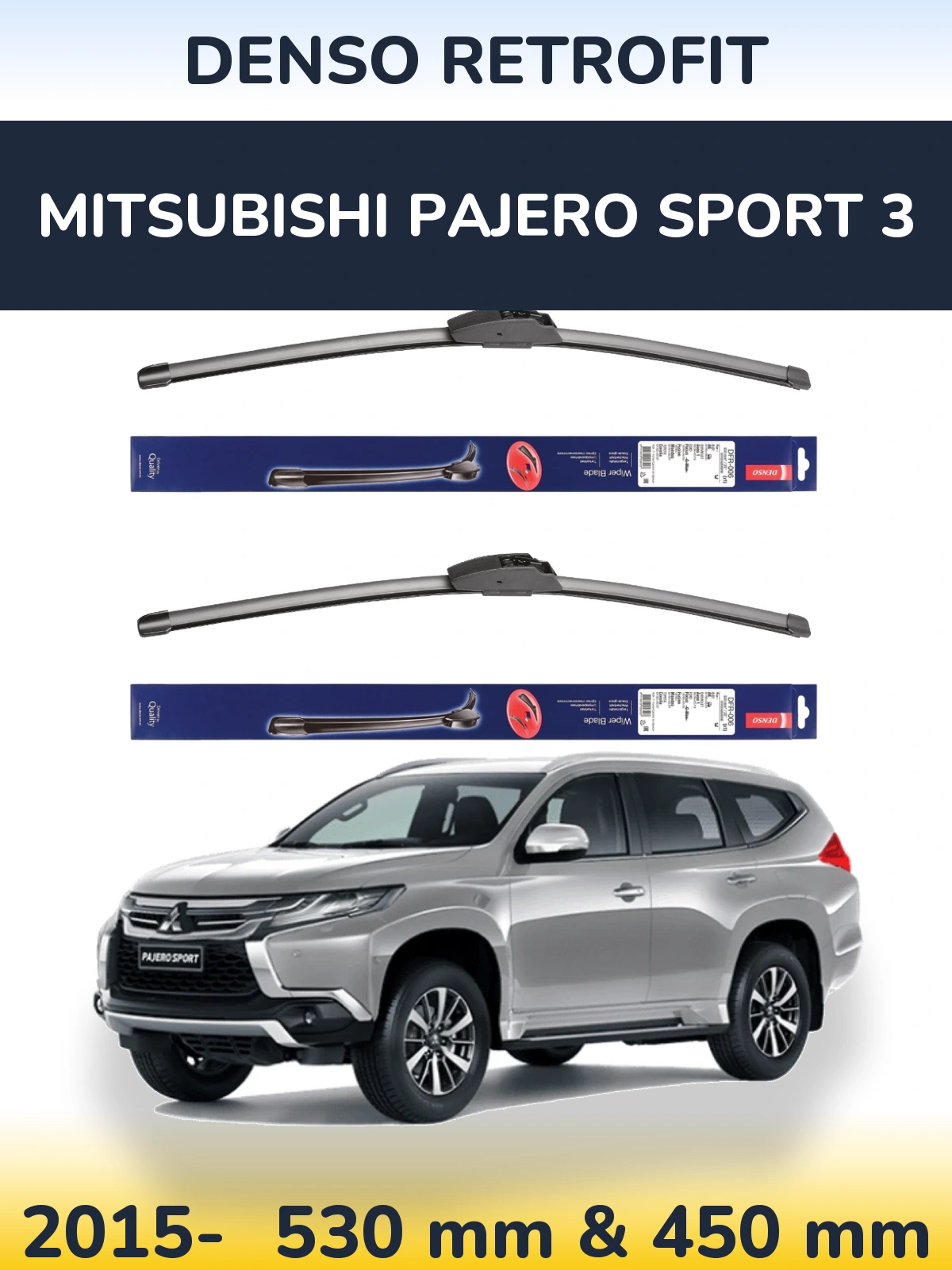 Ștergătoare Denso Retrofit pentru Mitsubishi Pajero Sport 3