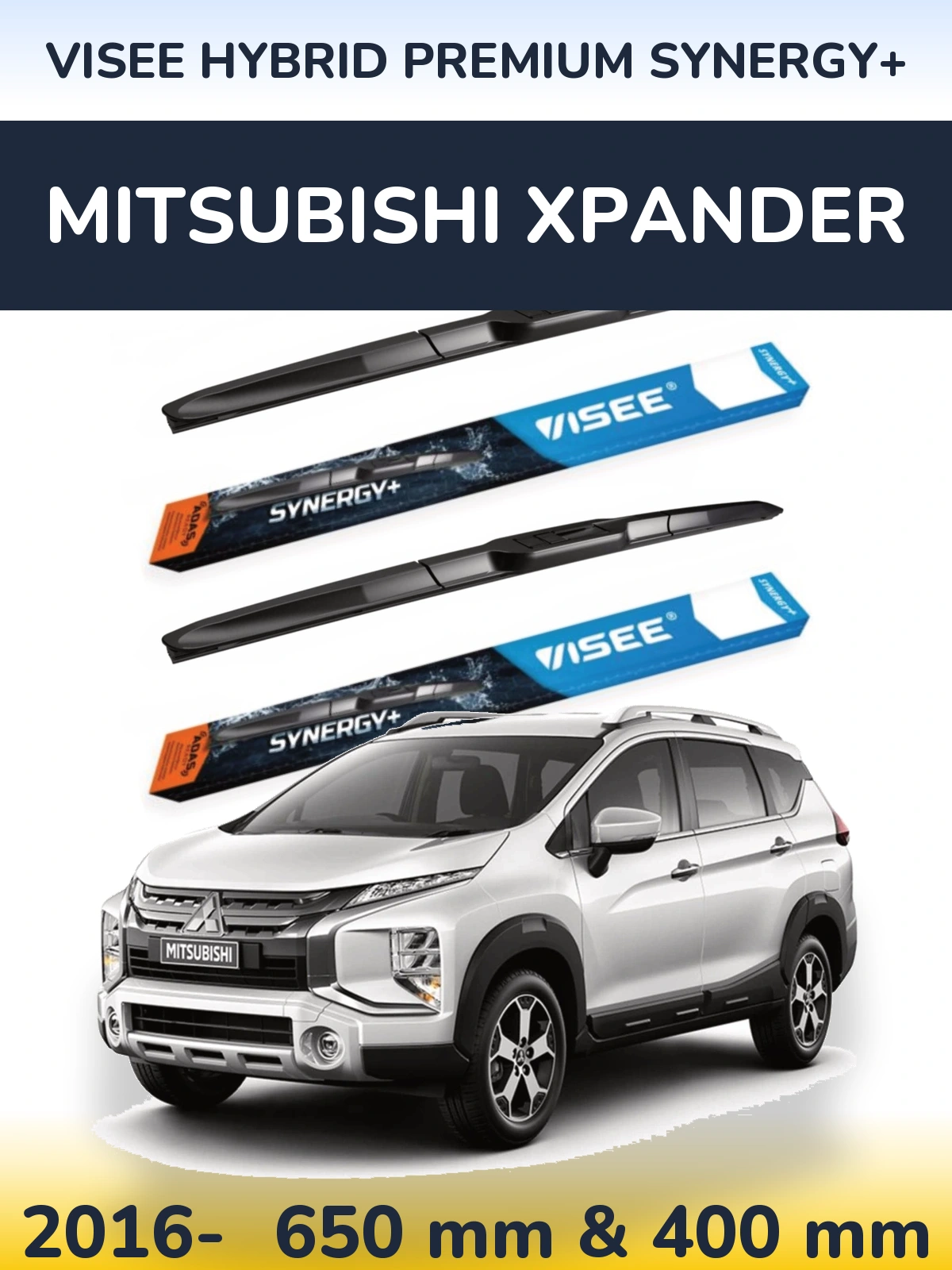 Ștergătoare VISEE HYBRID PREMIUM SYNERGY+ pentru Mitsubishi Xpander