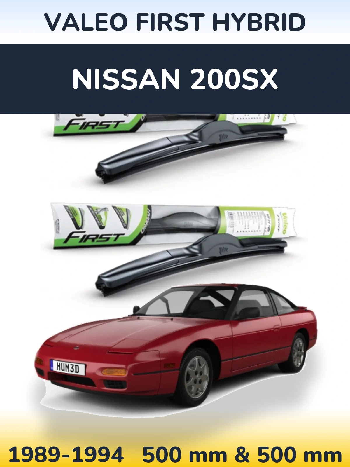 Ștergătoare Valeo First Hybrid pentru Nissan 200SX