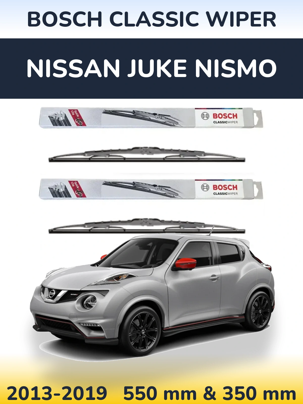 Ștergătoare BOSCH Classic Wiper pentru Nissan Juke Nismo