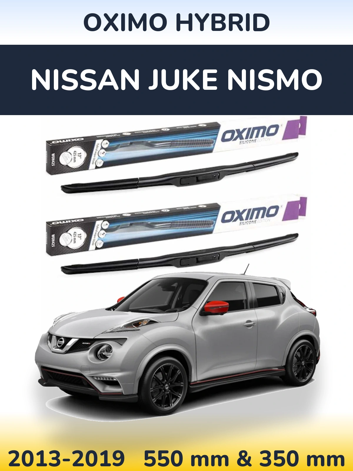 Ștergătoare Oximo Hybrid pentru Nissan Juke Nismo
