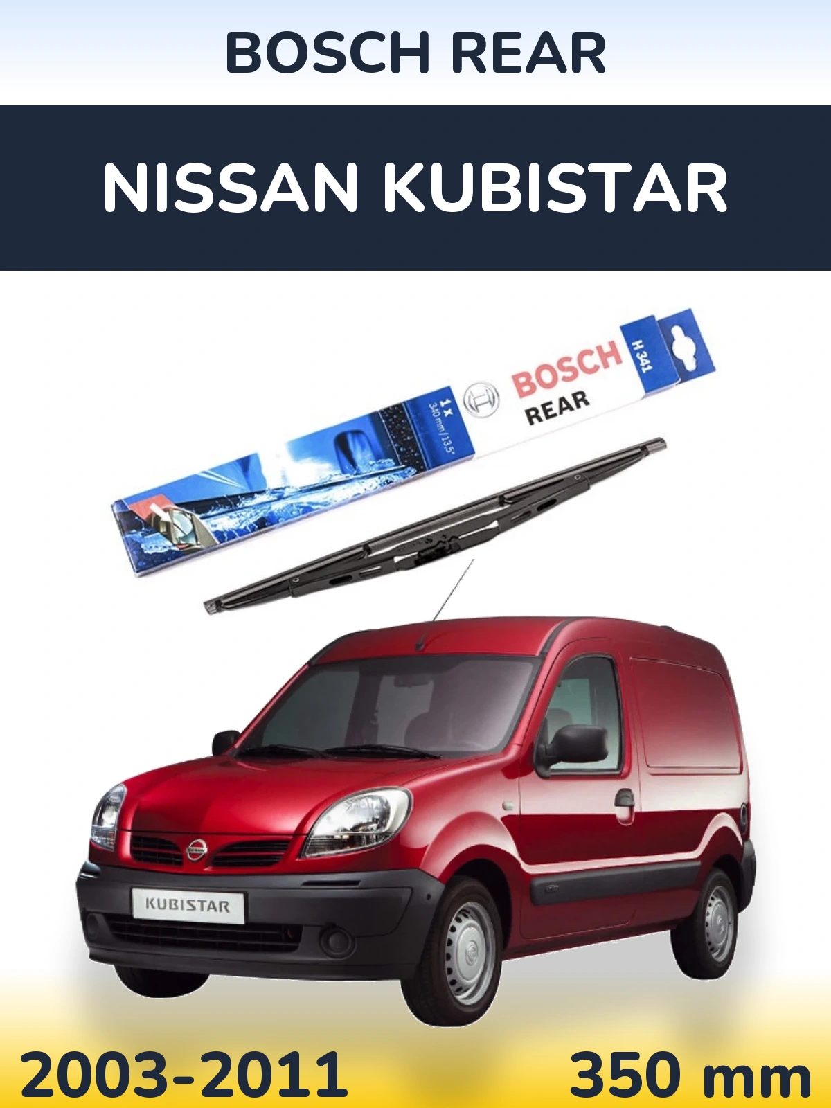 Ștergătoare BOSCH Rear pentru Nissan Kubistar