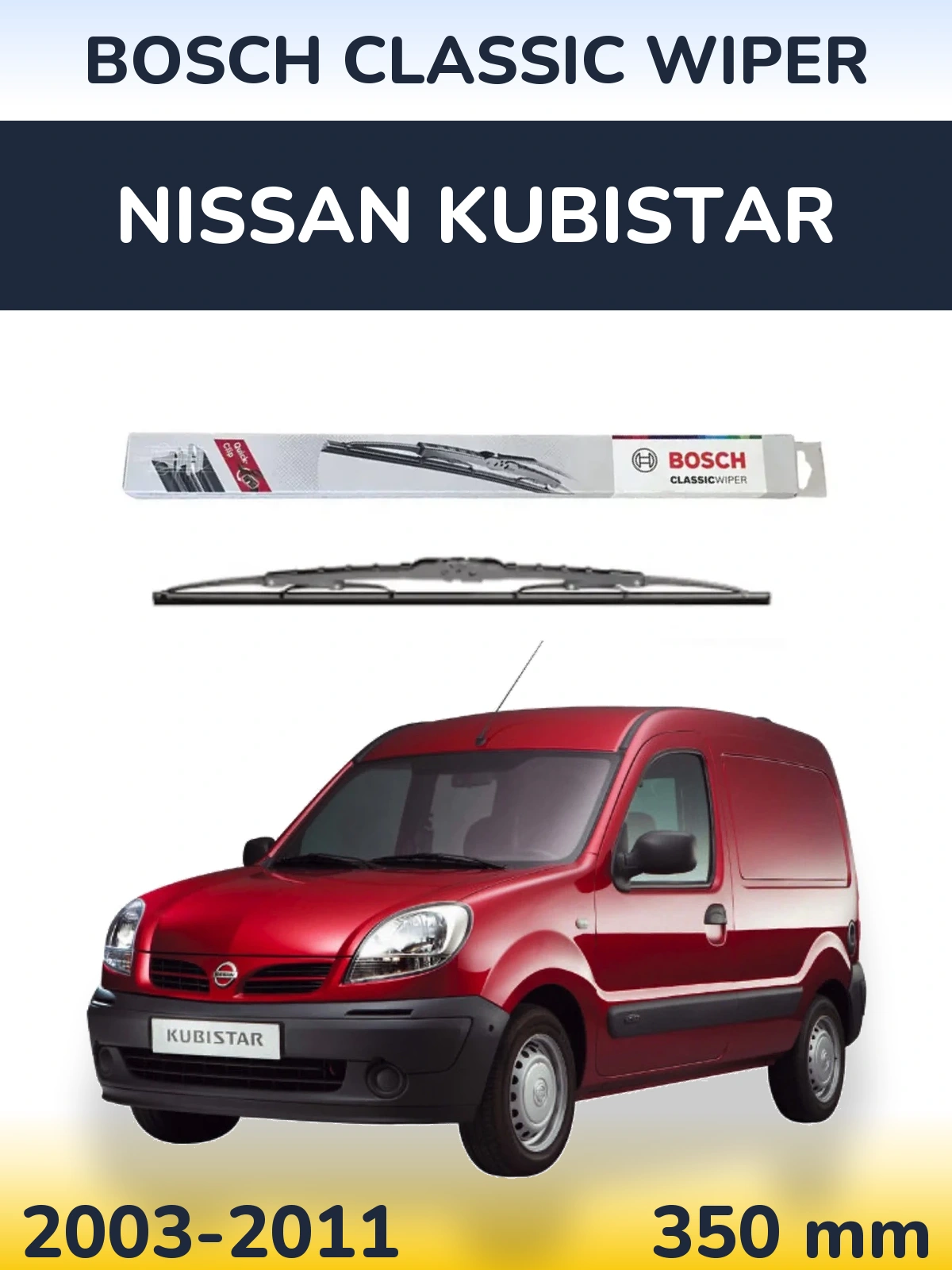 Ștergătoare BOSCH Classic Wiper pentru Nissan Kubistar