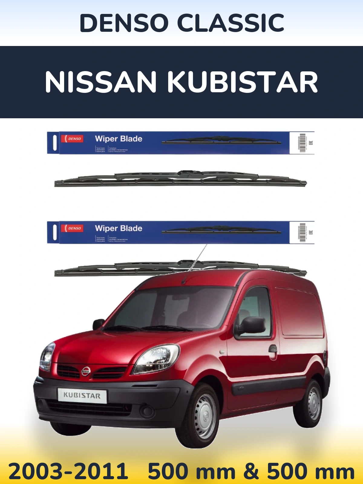 Ștergătoare Denso Classic pentru Nissan Kubistar