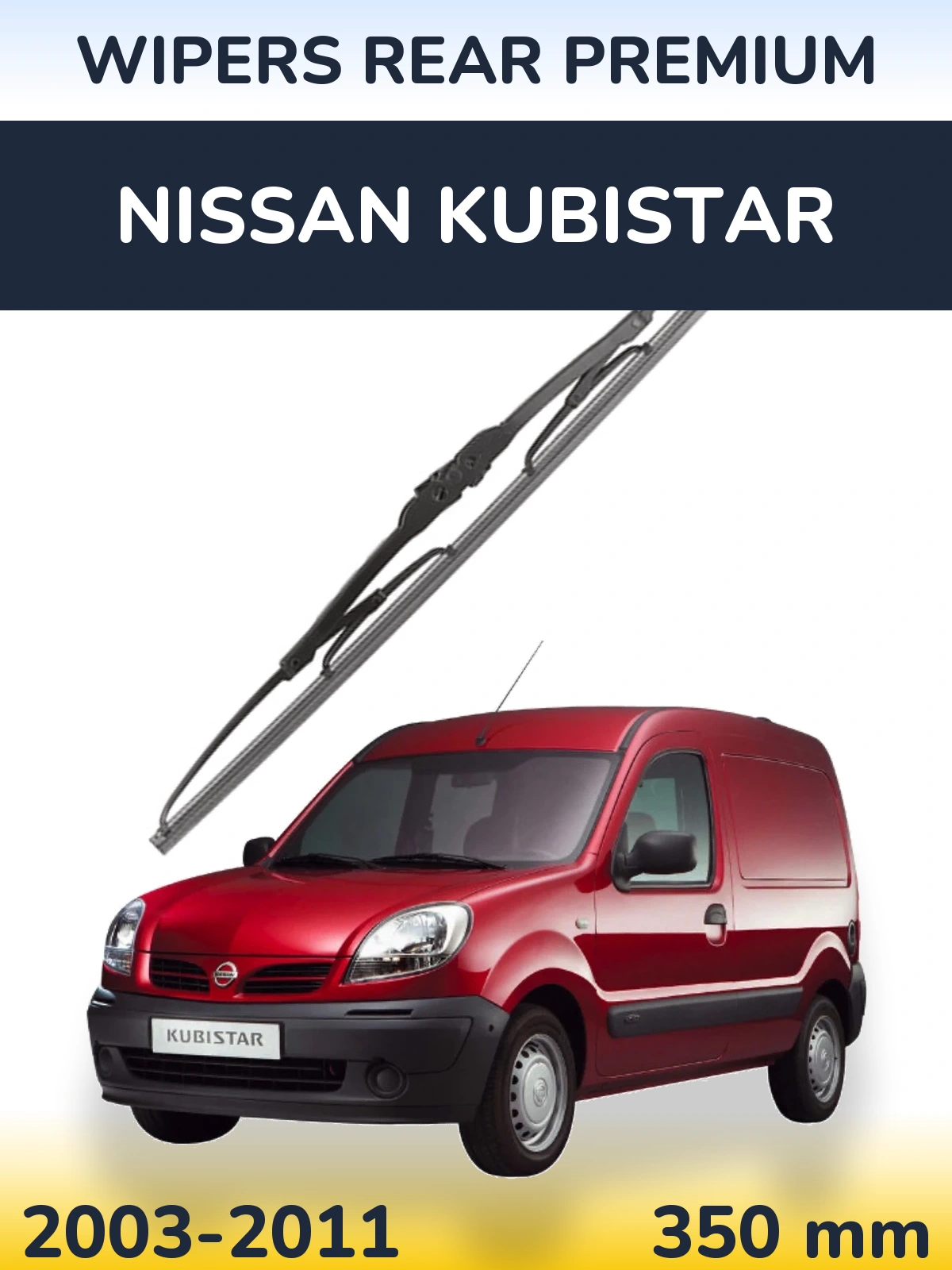 Ștergătoare WIPERS REAR PREMIUM pentru Nissan Kubistar