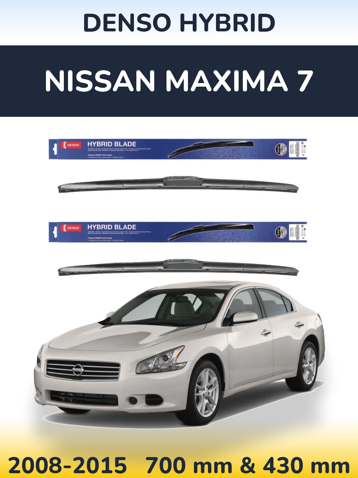 Ștergătoare Denso Hybrid pentru Nissan Maxima 7