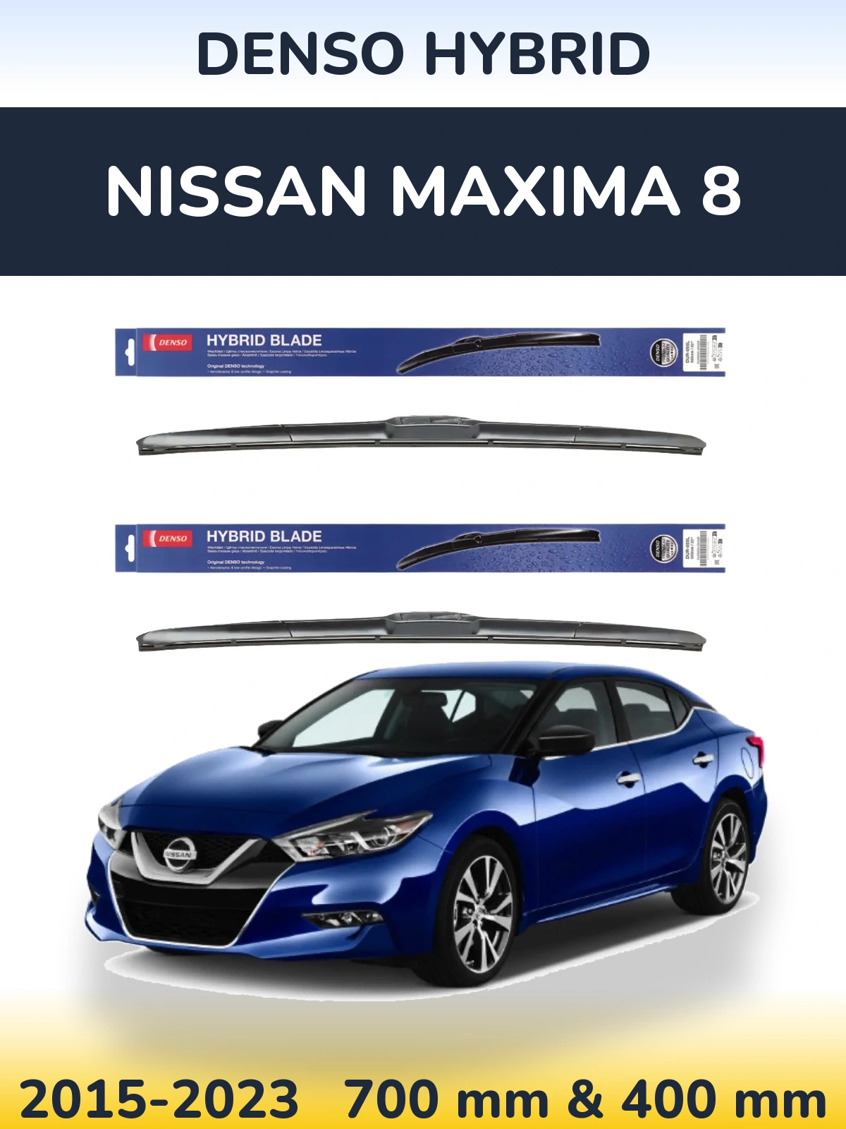 Ștergătoare Denso Hybrid pentru Nissan Maxima 8