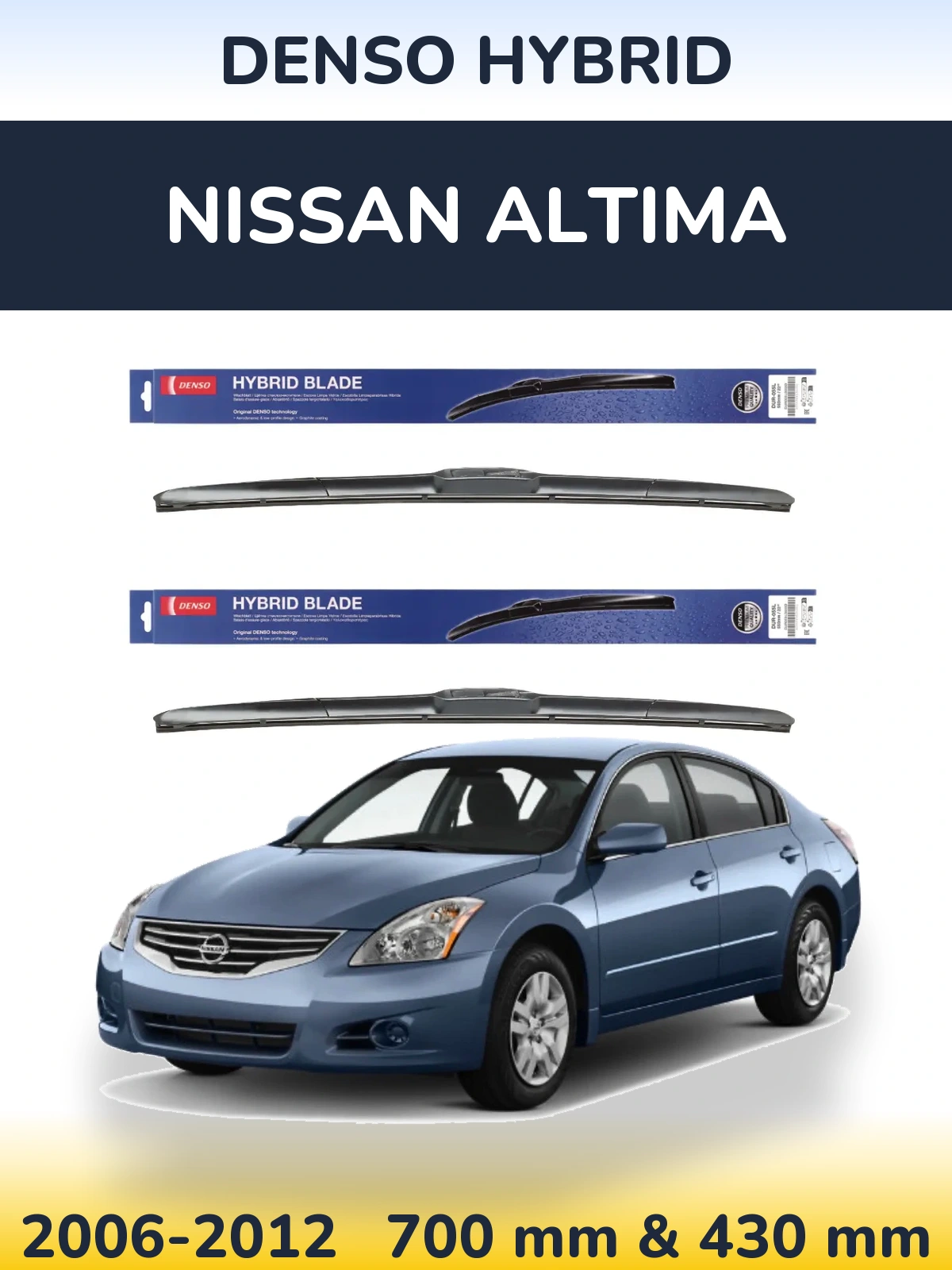 Ștergătoare Denso Hybrid pentru Nissan Altima