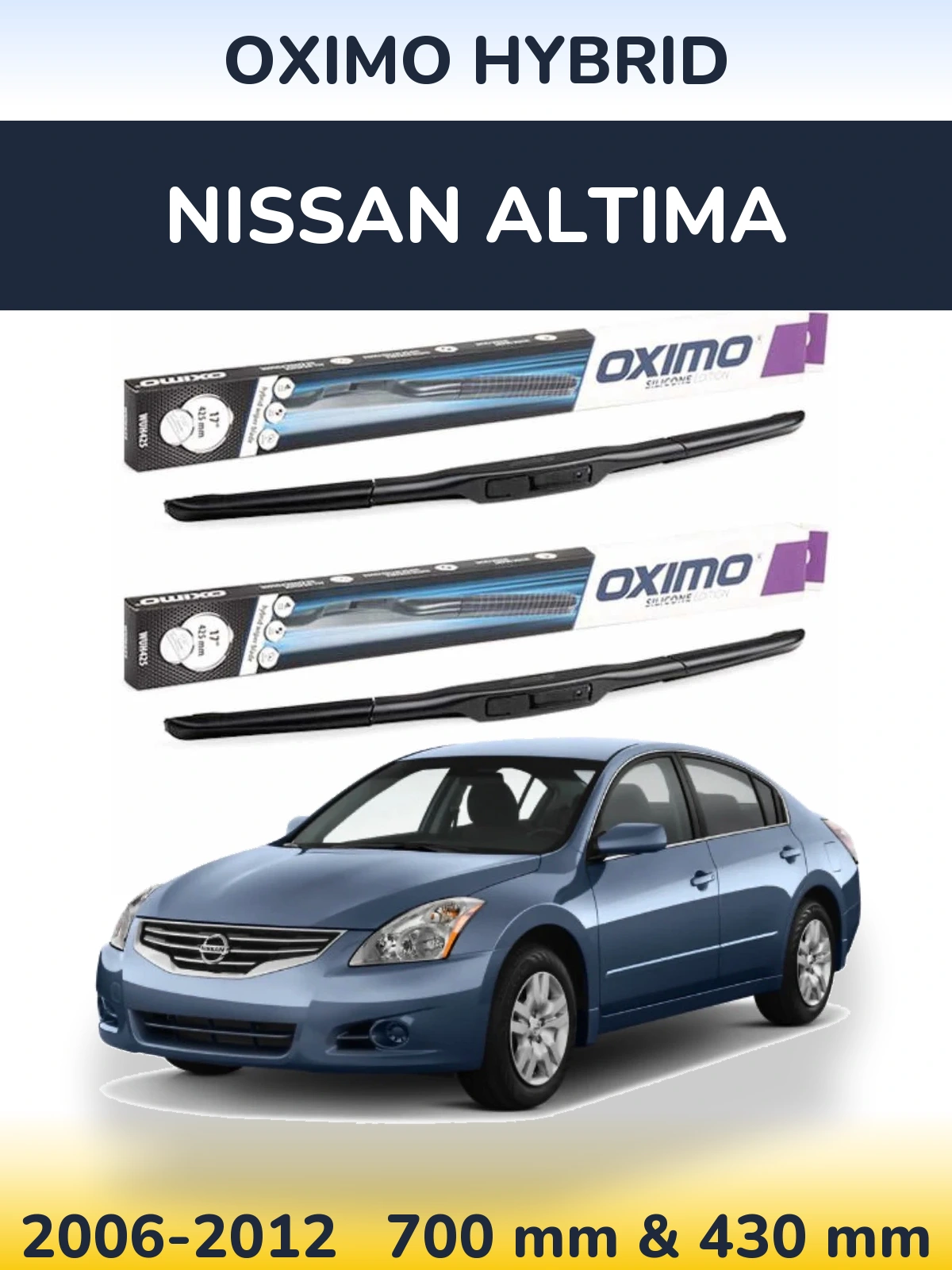 Ștergătoare Oximo Hybrid pentru Nissan Altima