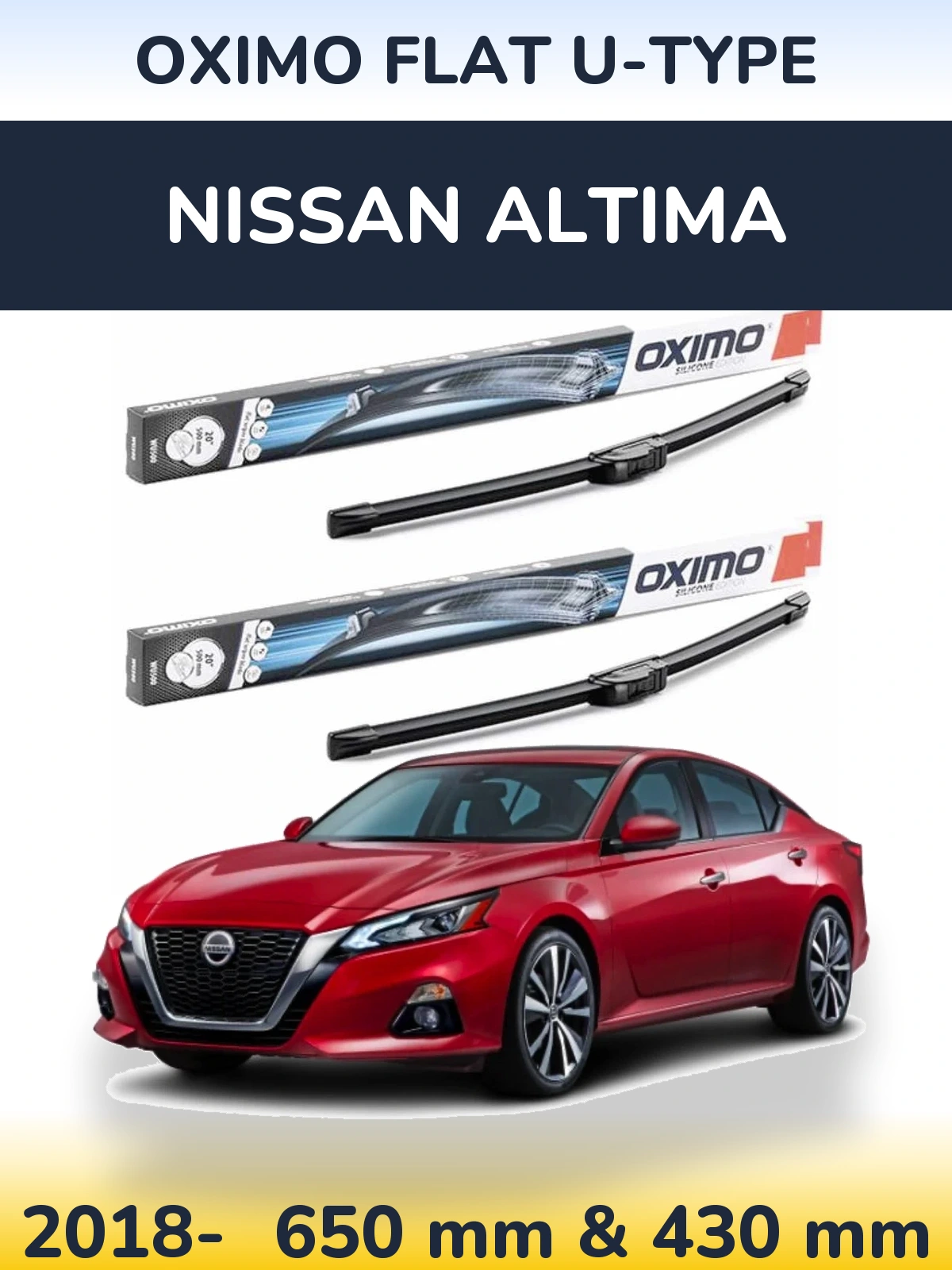 Ștergătoare Oximo Flat U-type pentru Nissan Altima