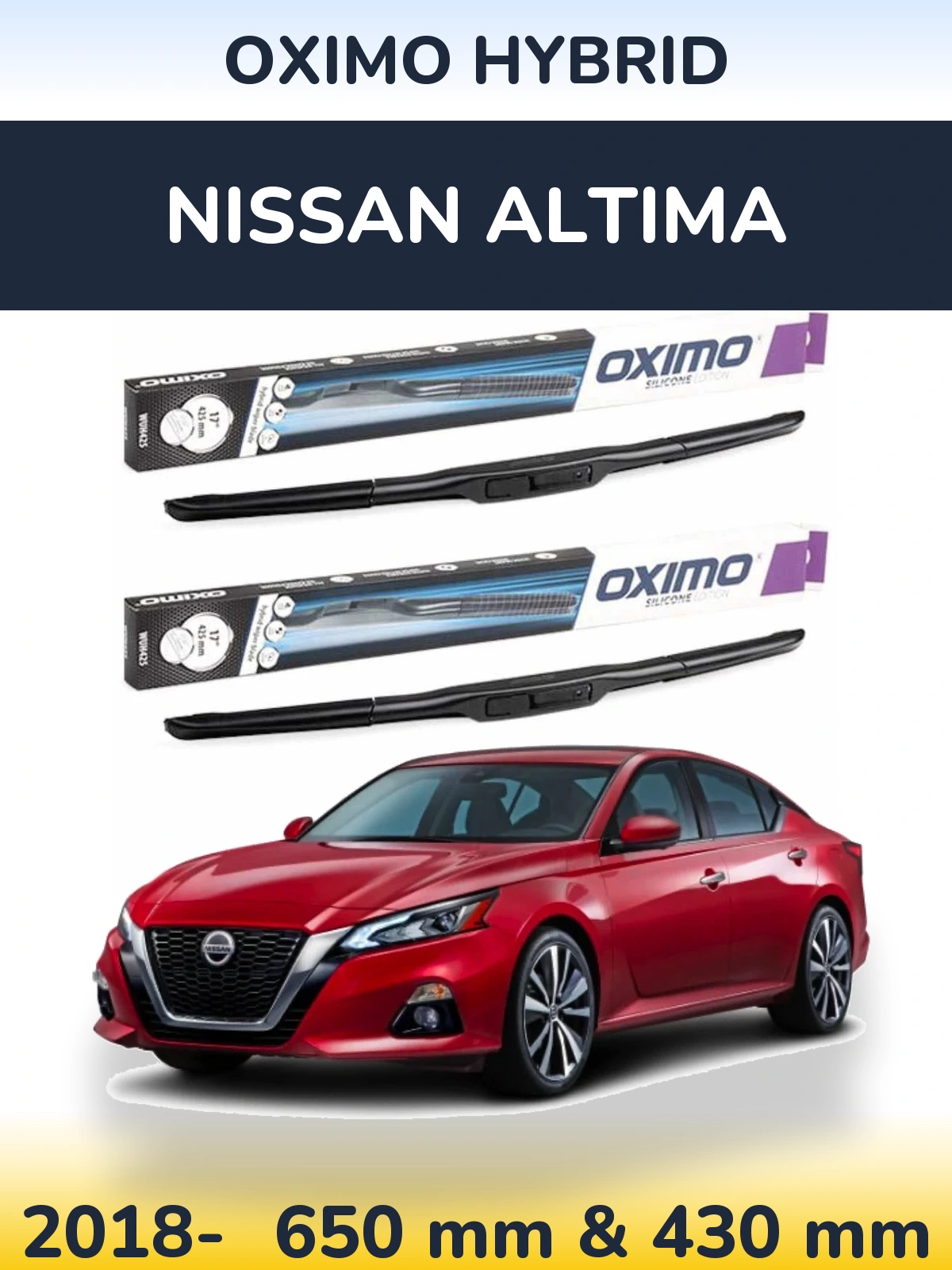 Ștergătoare Oximo Hybrid pentru Nissan Altima