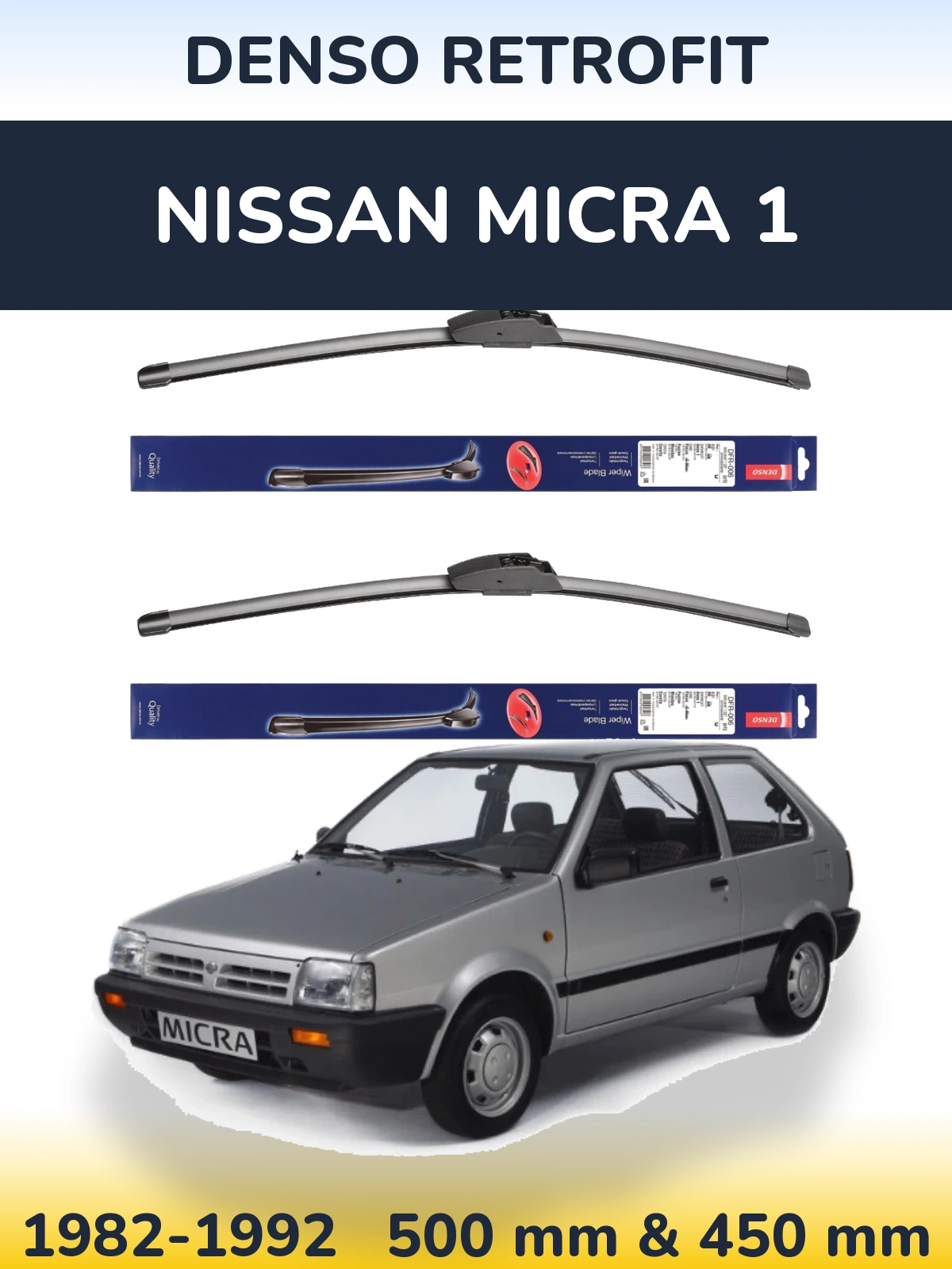 Ștergătoare Denso Retrofit pentru Nissan Micra 1