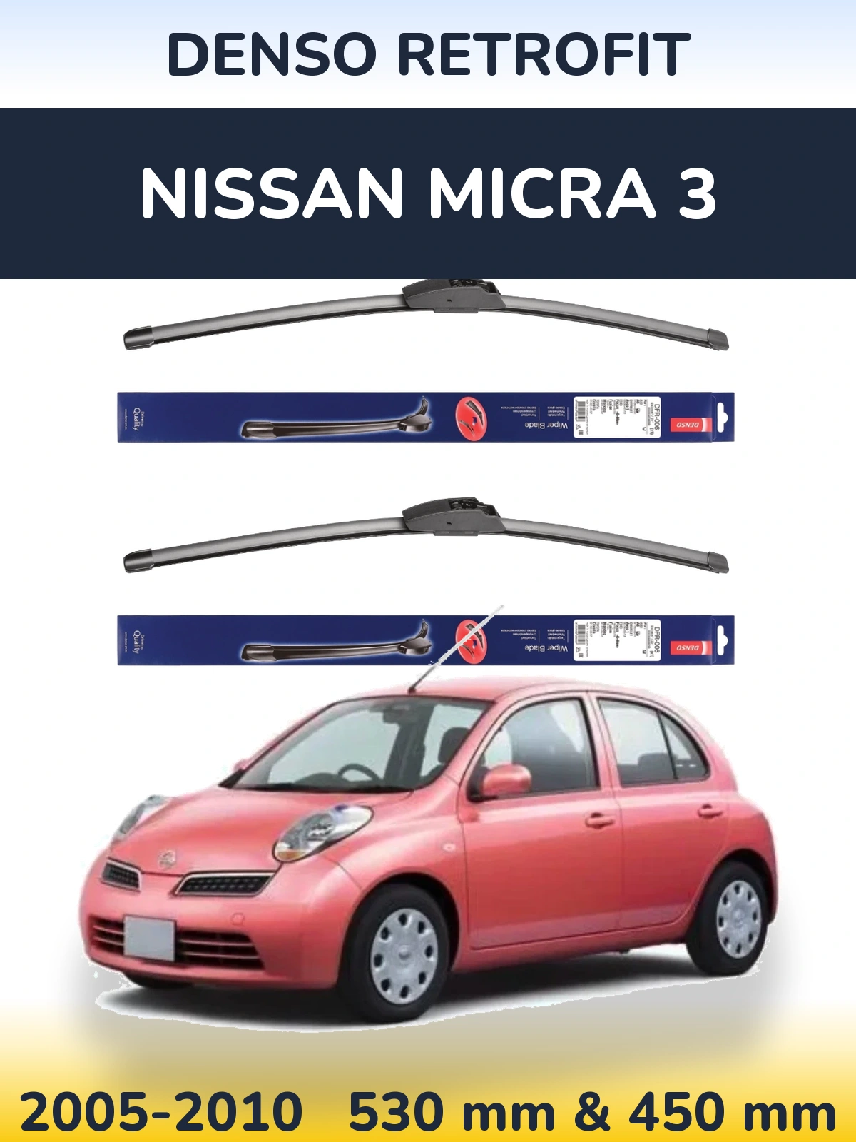Ștergătoare Denso Retrofit pentru Nissan Micra 3