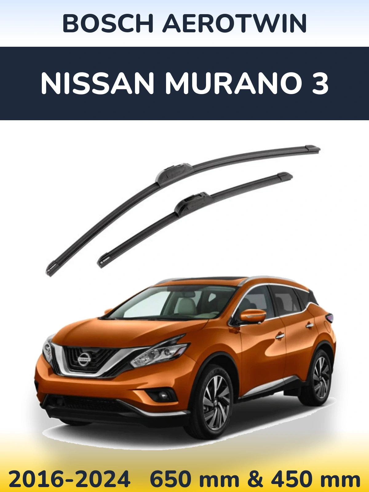 Ștergătoare BOSCH AeroTwin pentru Nissan Murano 3
