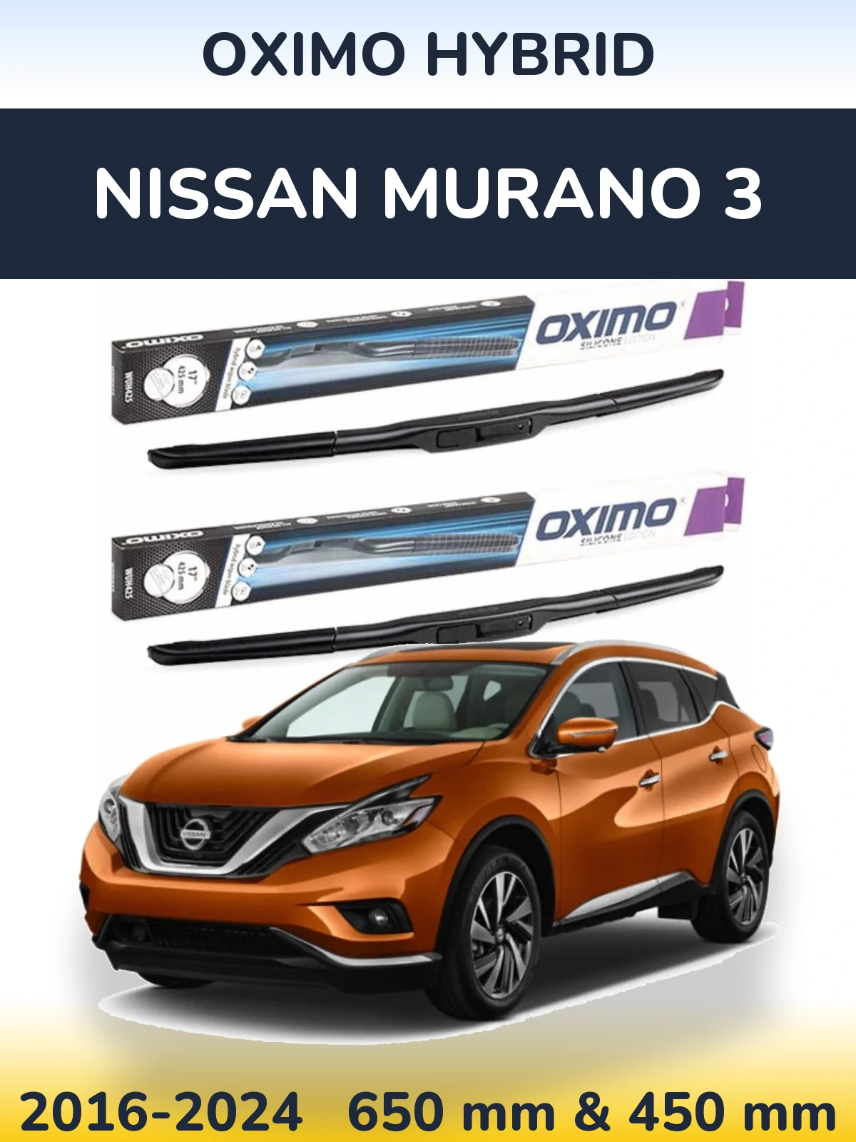Ștergătoare Oximo Hybrid pentru Nissan Murano 3