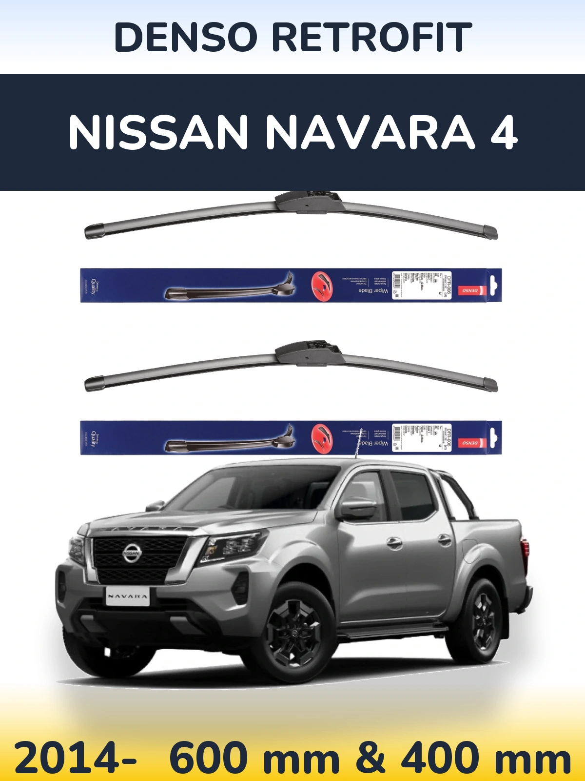 Ștergătoare Denso Retrofit pentru Nissan Navara 4