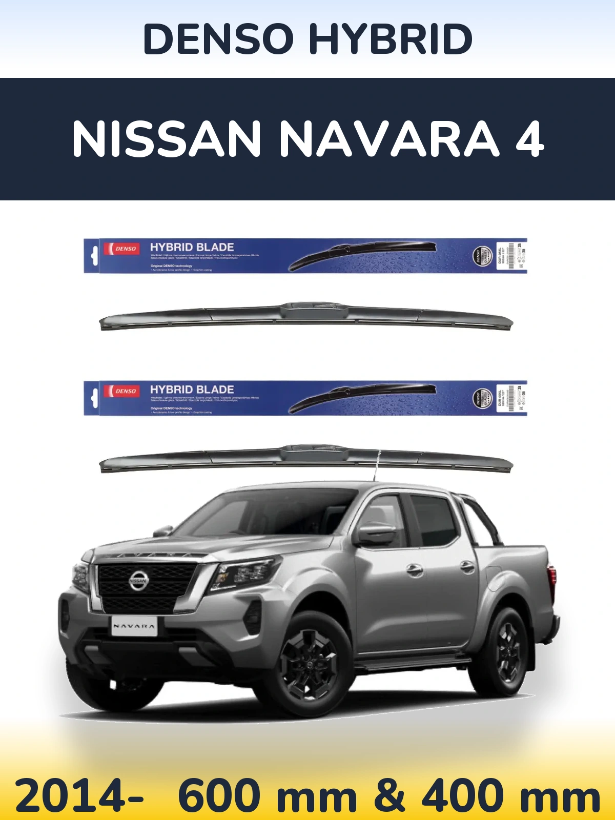 Ștergătoare Denso Hybrid pentru Nissan Navara 4