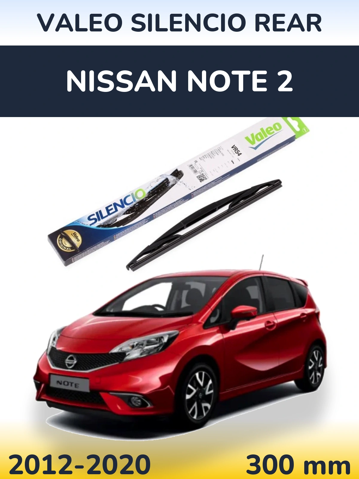 Ștergătoare Valeo Silencio Rear pentru Nissan Note 2